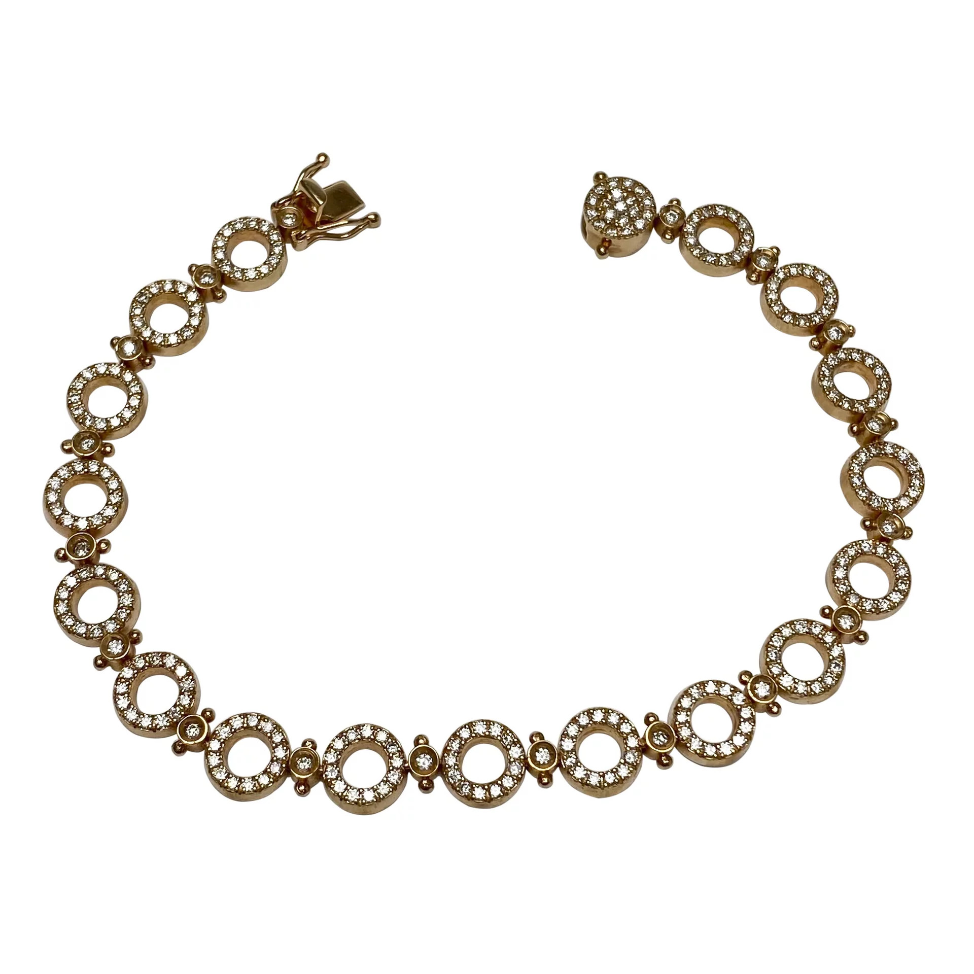 Pulseira Carla Amorim Arredores Ouro Rosa