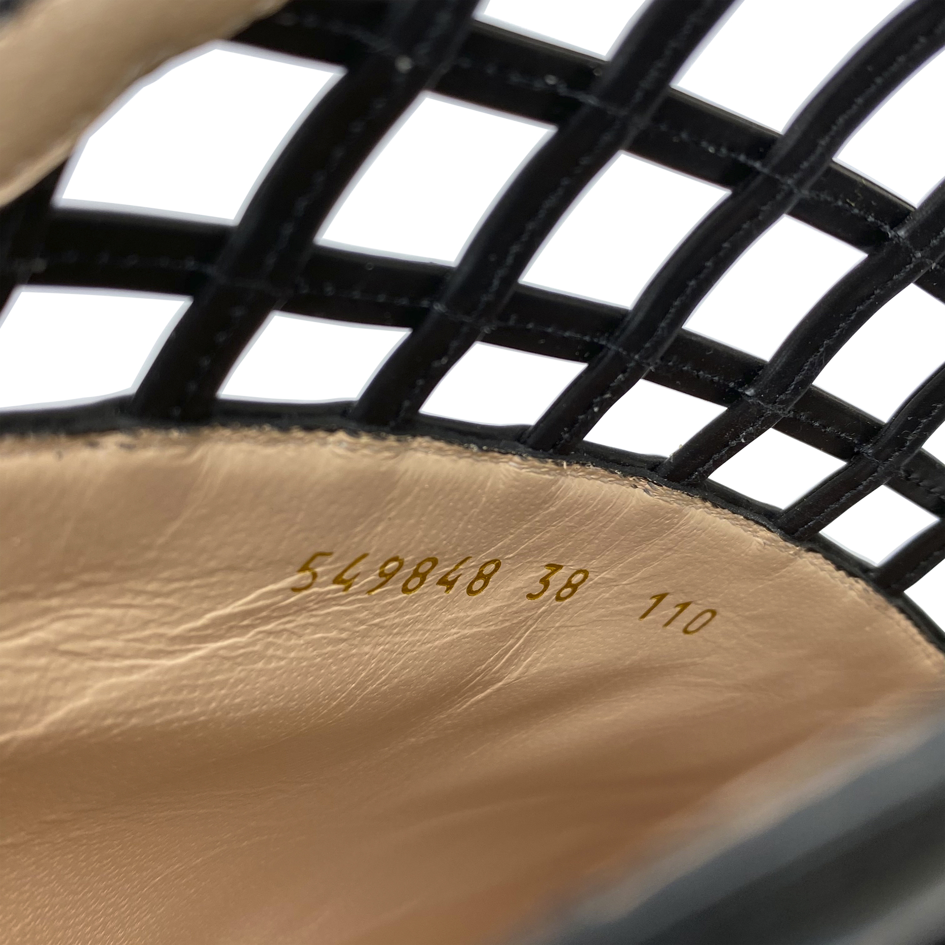 Bota Gucci Couro Preta