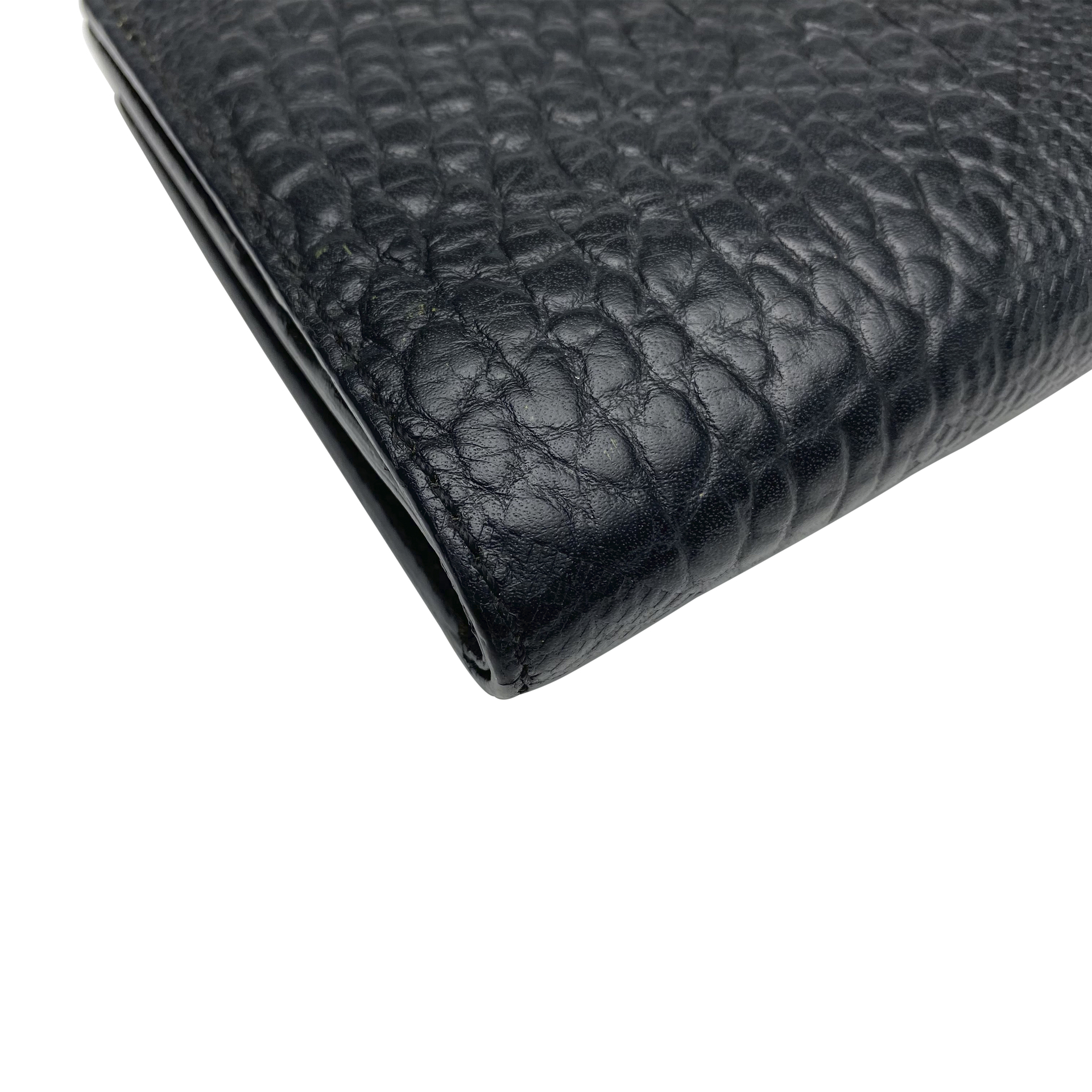 Carteira Burberry Couro Preta