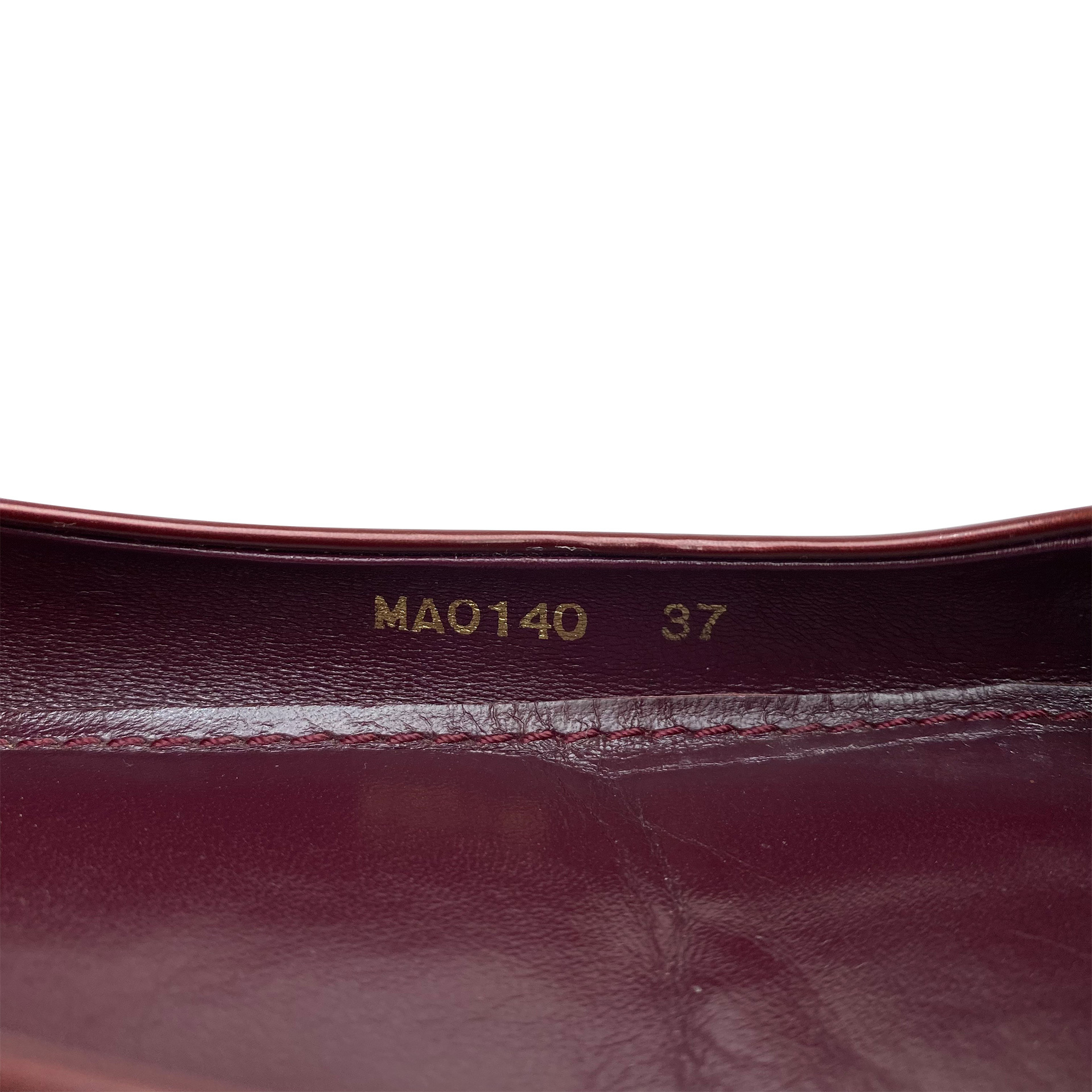 Sapatilha Louis Vuitton Verniz Vinho