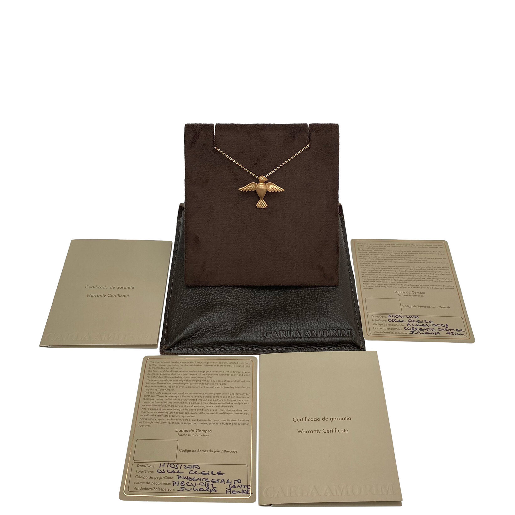 Corrente e Pingente Carla Amorim Espírito Santo