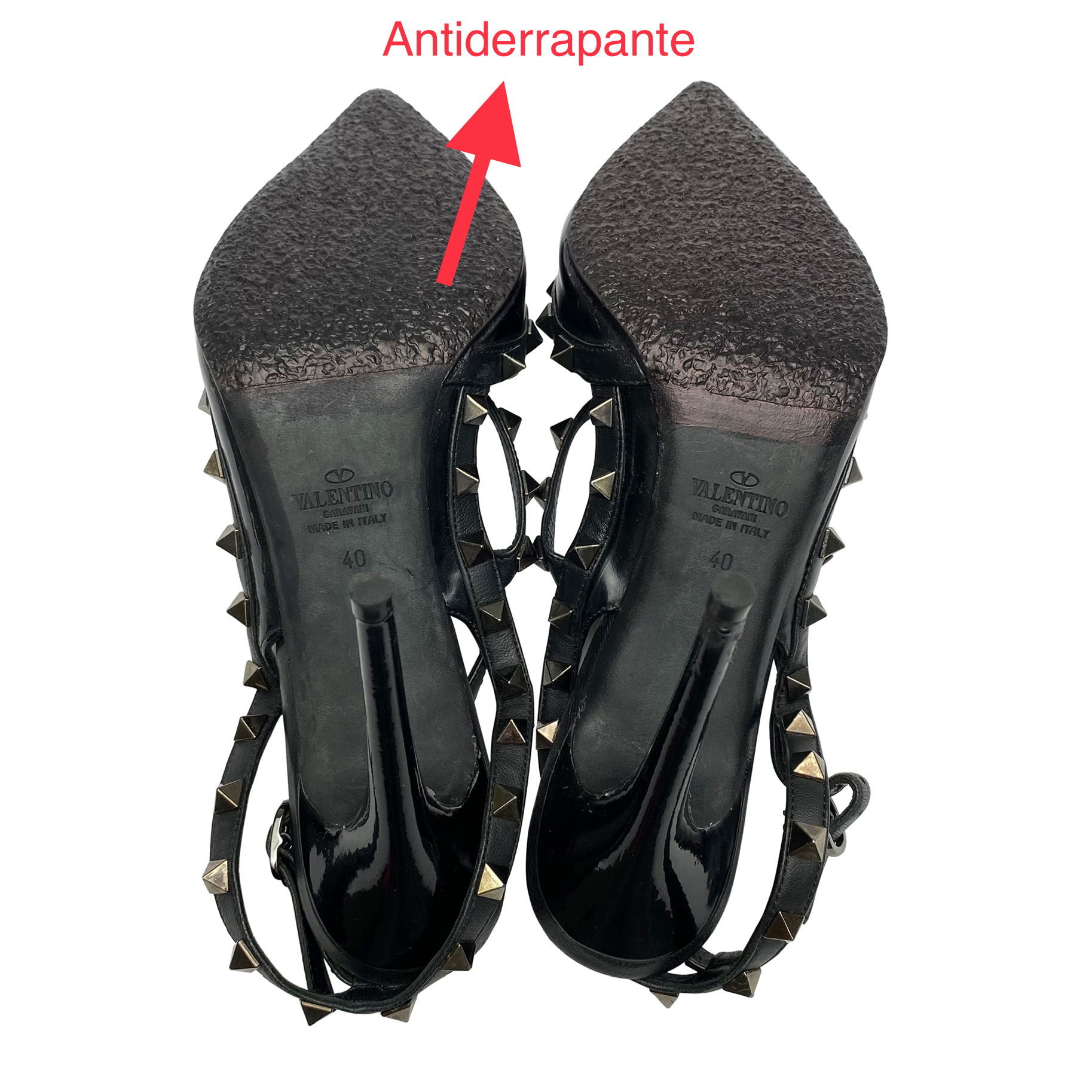 Sapato Valentino Garavani Rockstud Preto