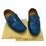 Mocassim Louis Vuitton Couro Epi Azul