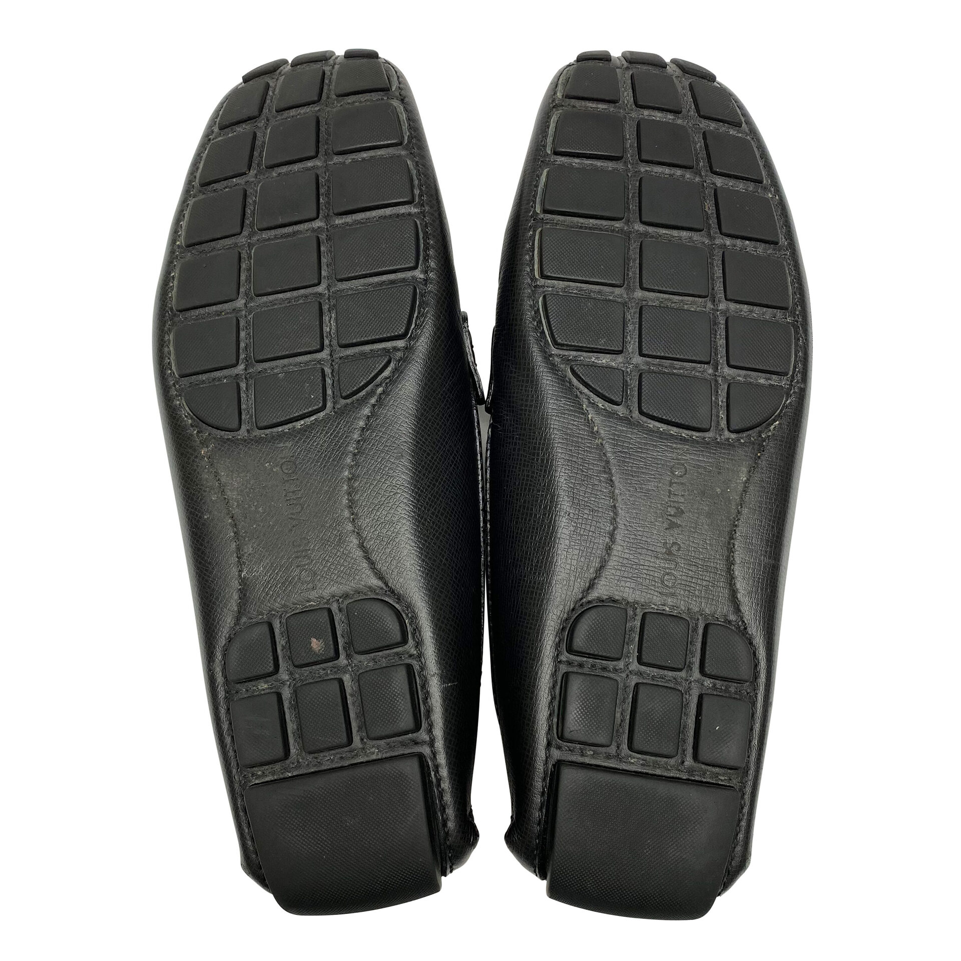 Mocassim Louis Vuitton Couro Preto