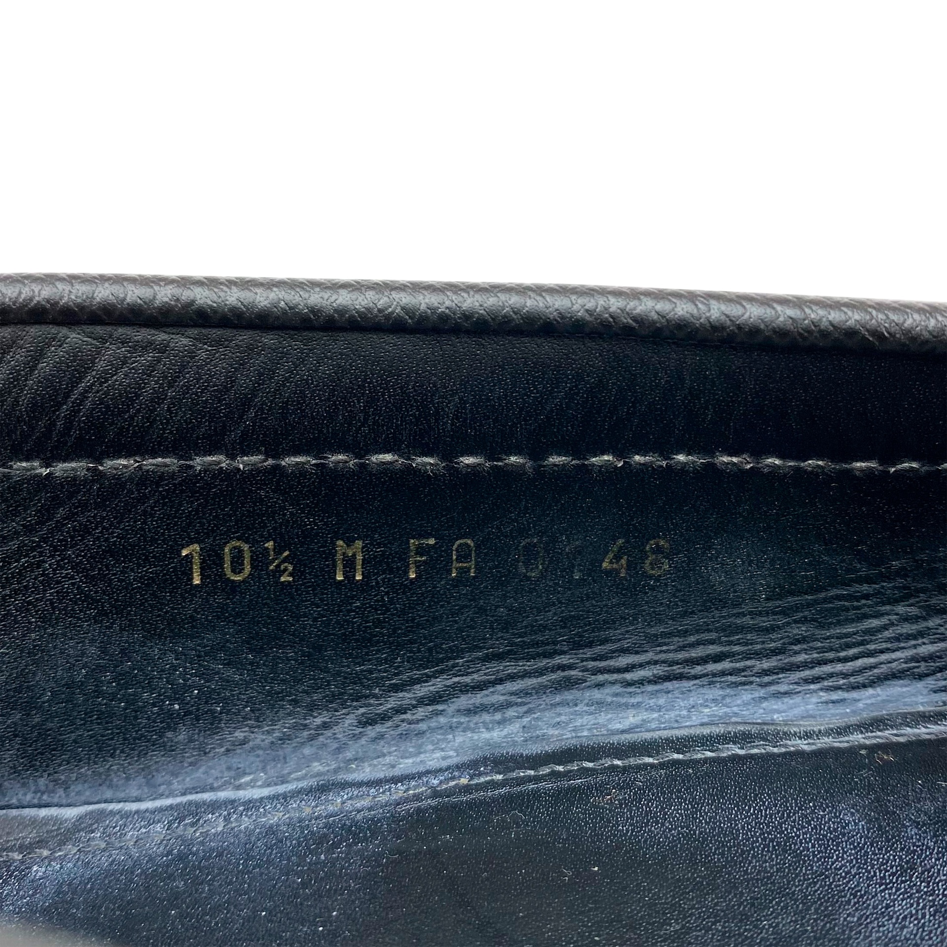 Mocassim Louis Vuitton Couro Preto