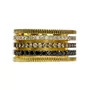 Anel Vivara Ouro Amarelo e Diamantes