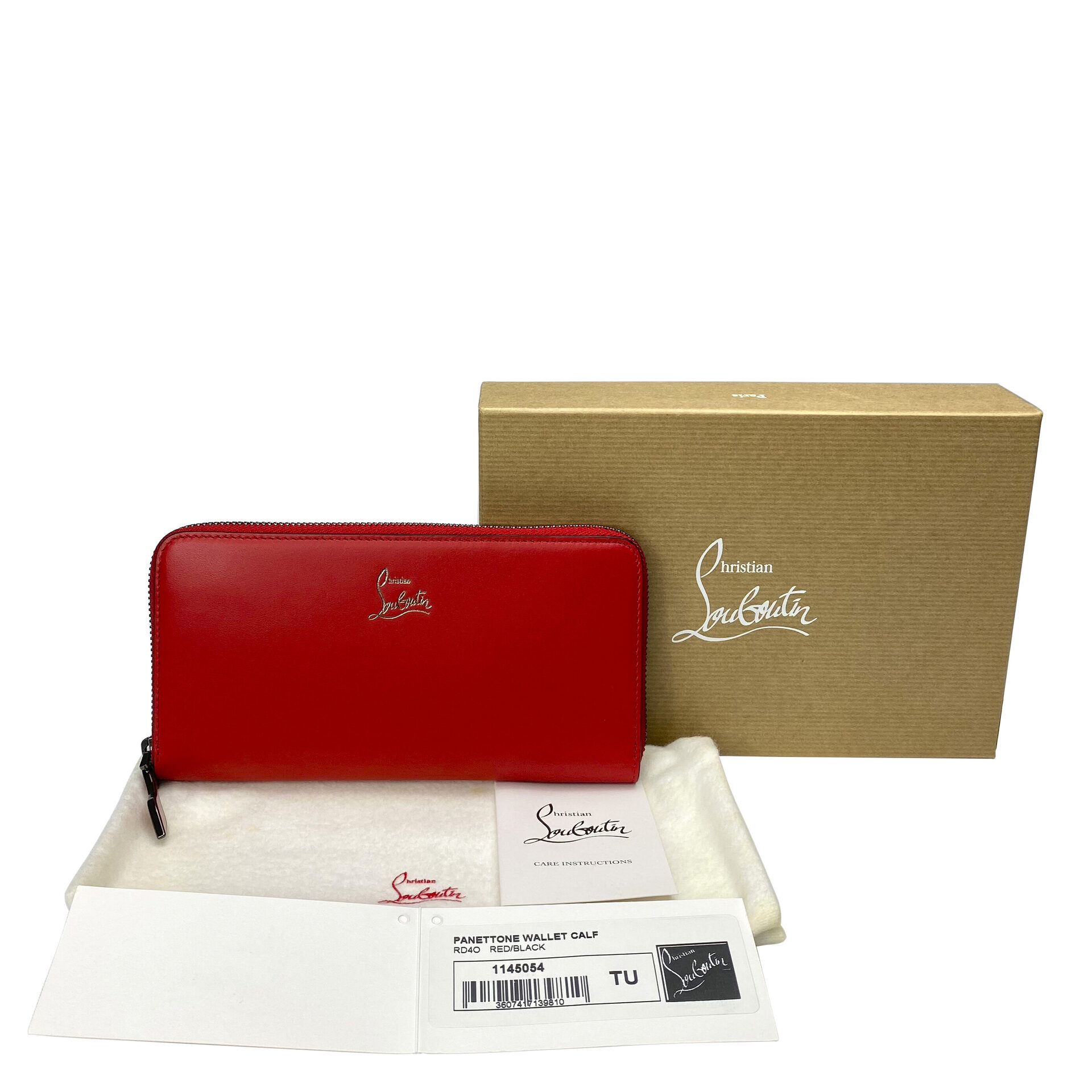 Carteira Christian Louboutin Couro Vermelha
