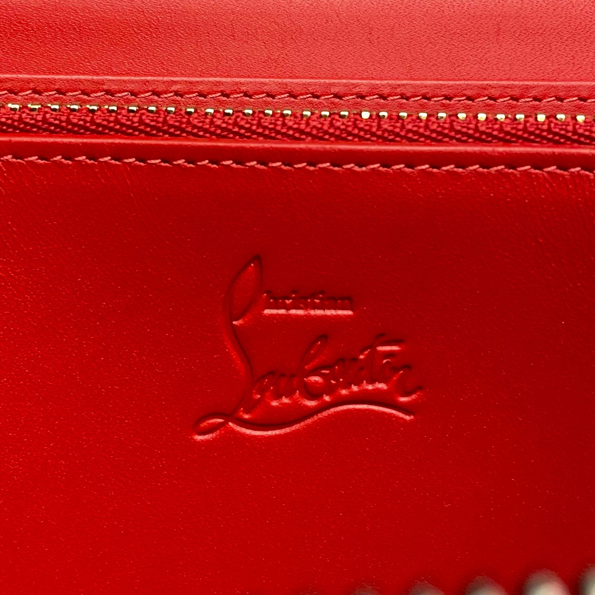 Carteira Christian Louboutin Couro Vermelha