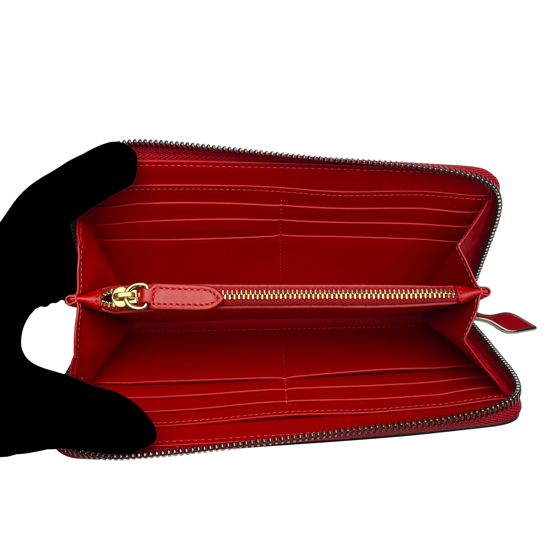 Carteira Christian Louboutin Couro Vermelha