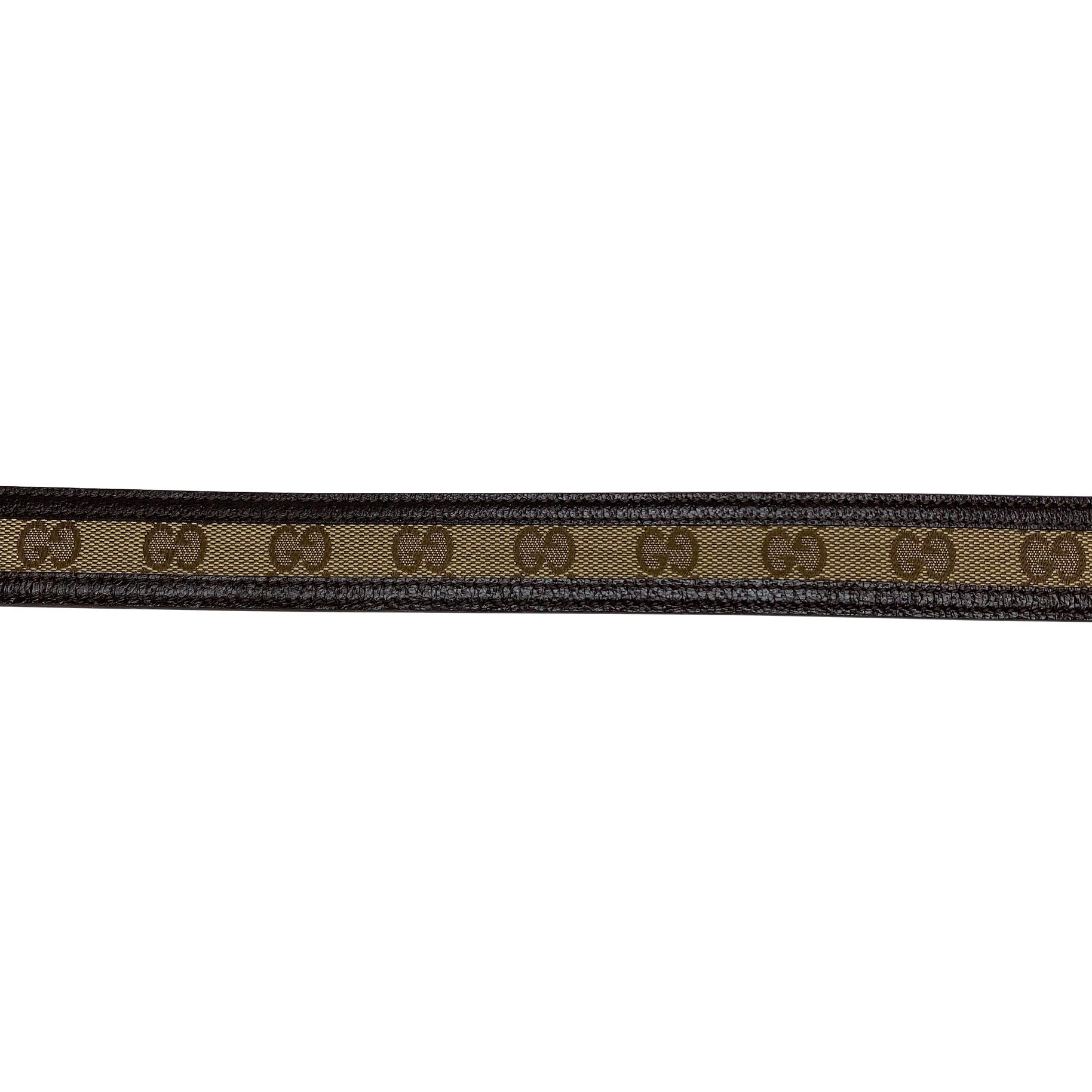 Cinto Gucci Couro Monograma