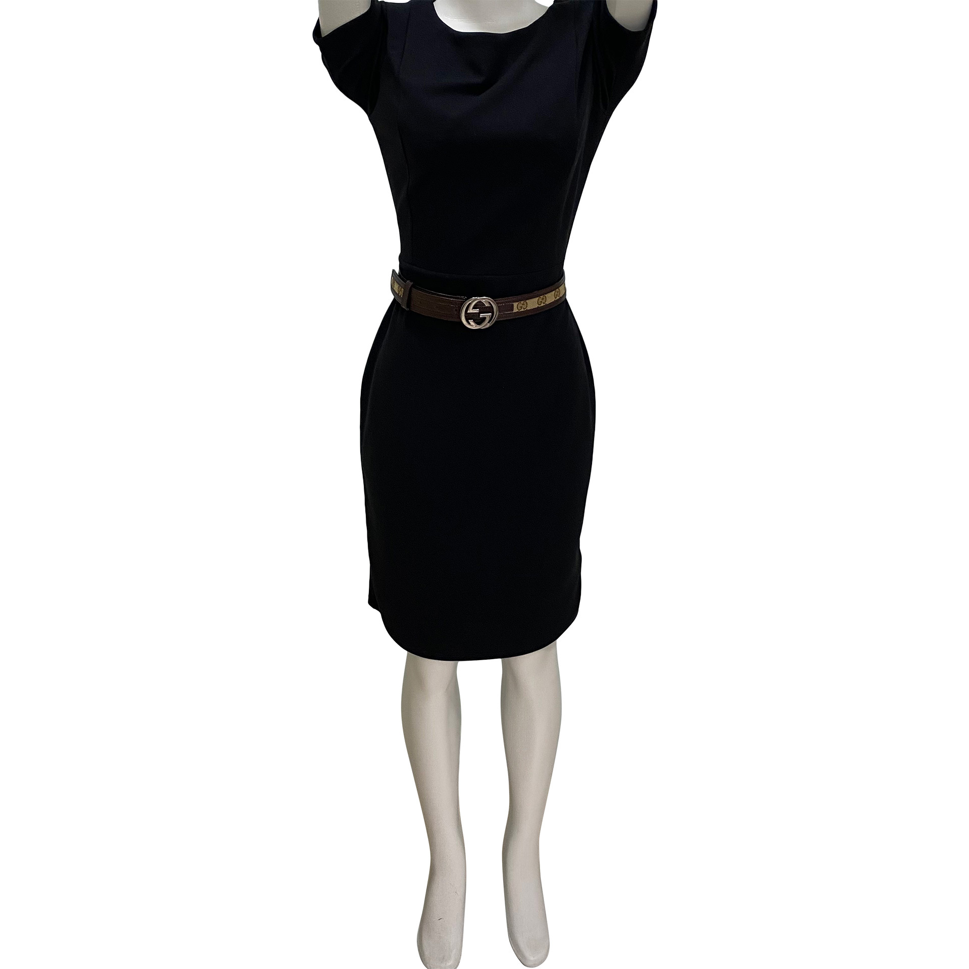 Cinto Gucci Couro Monograma