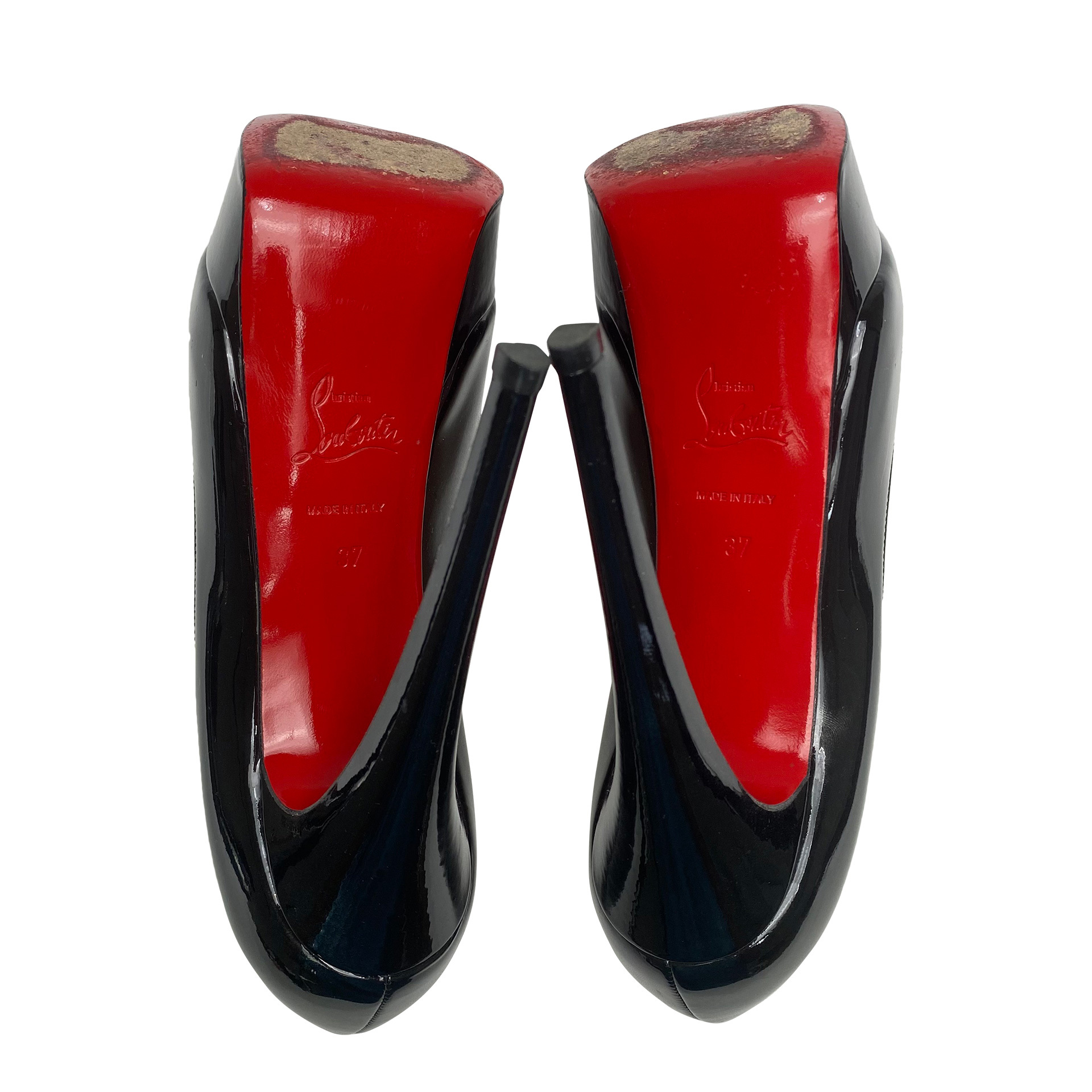 Sapato Christian Louboutin Lady Peep Preto