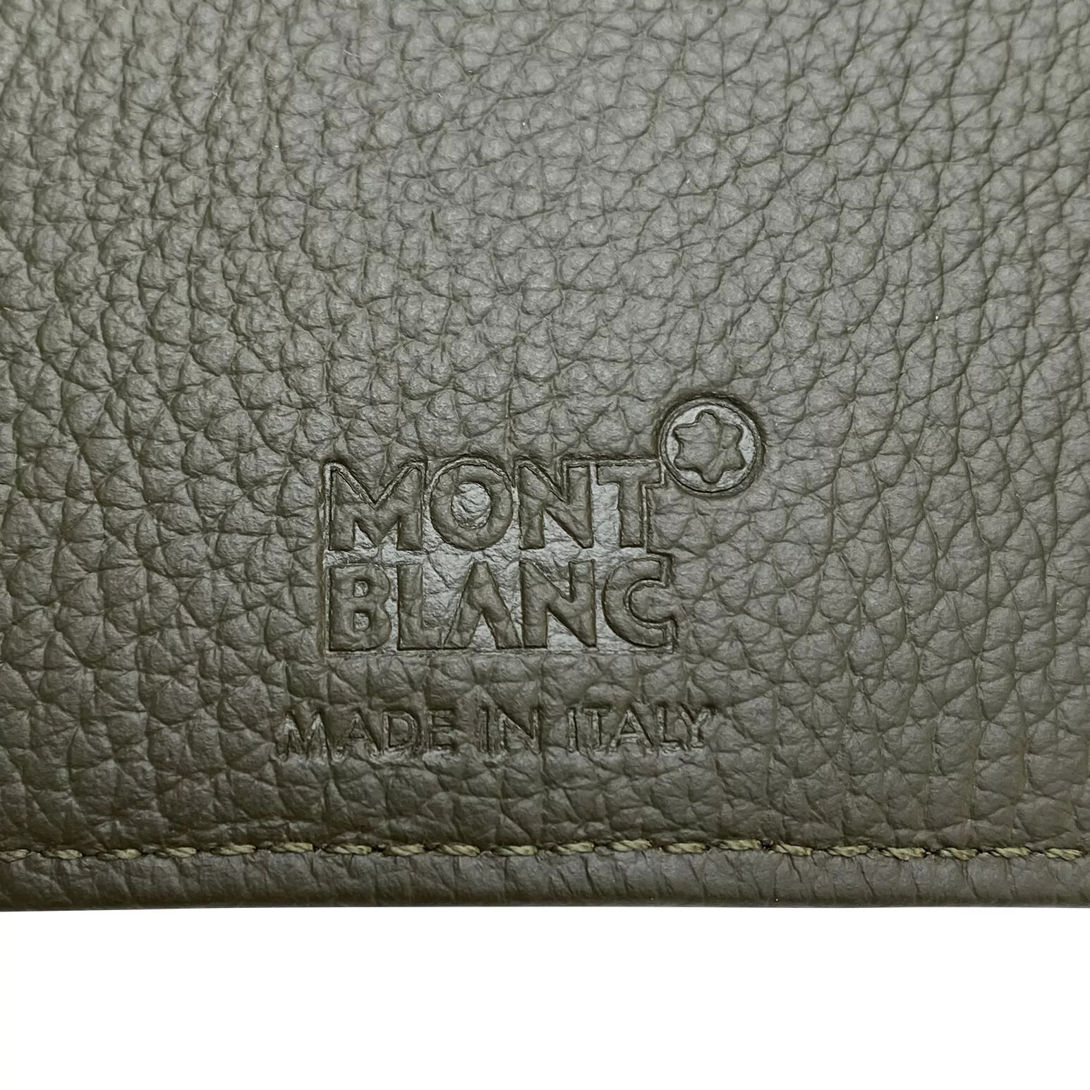 Carteira Montblanc Couro Verde