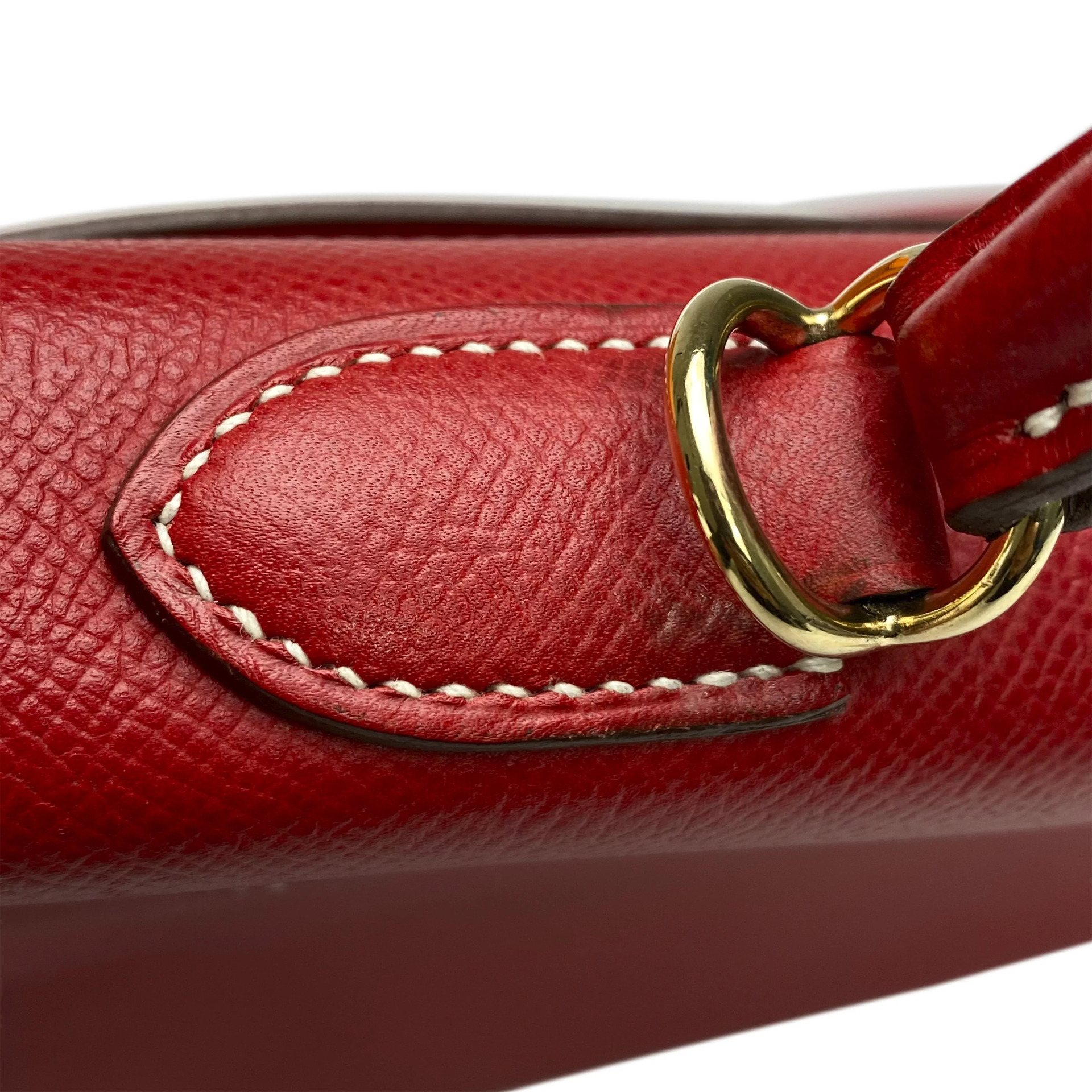 Bolsa Hermès Kelly 35 Couro Vermelho