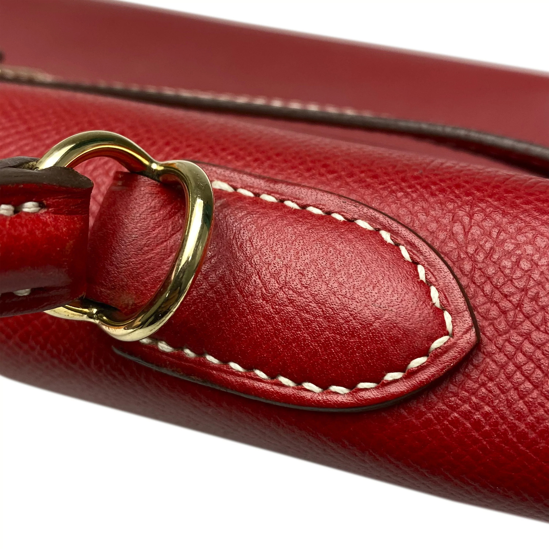 Bolsa Hermès Kelly 35 Couro Vermelho