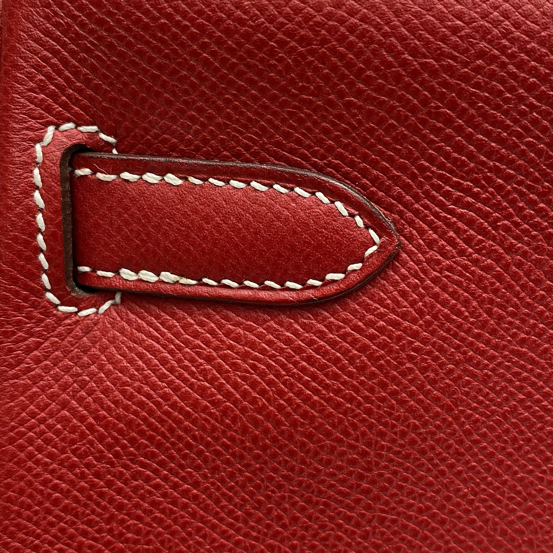 Bolsa Hermès Kelly 35 Couro Vermelho