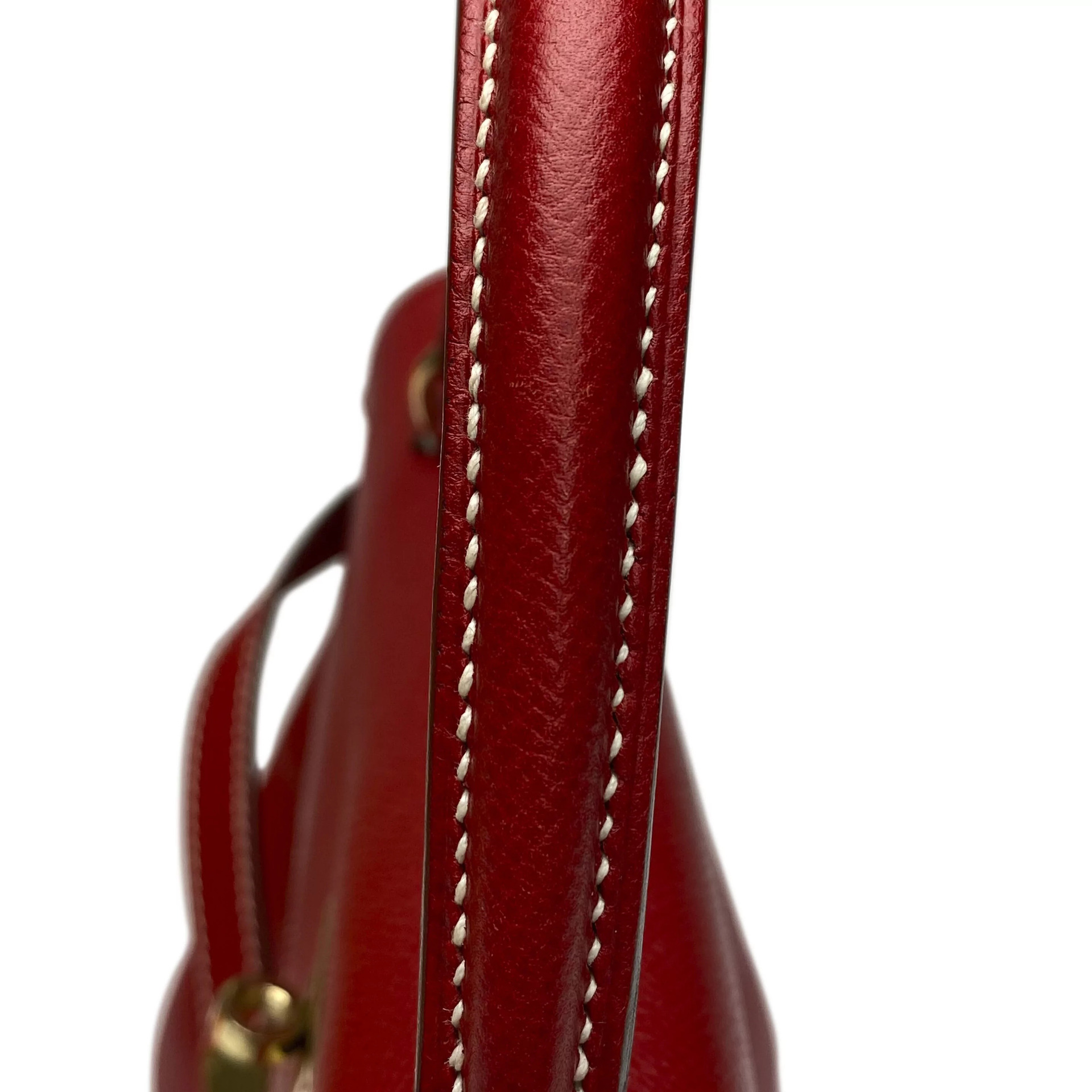 Bolsa Hermès Kelly 35 Couro Vermelho
