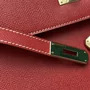 Bolsa Hermès Kelly 35 Couro Vermelho