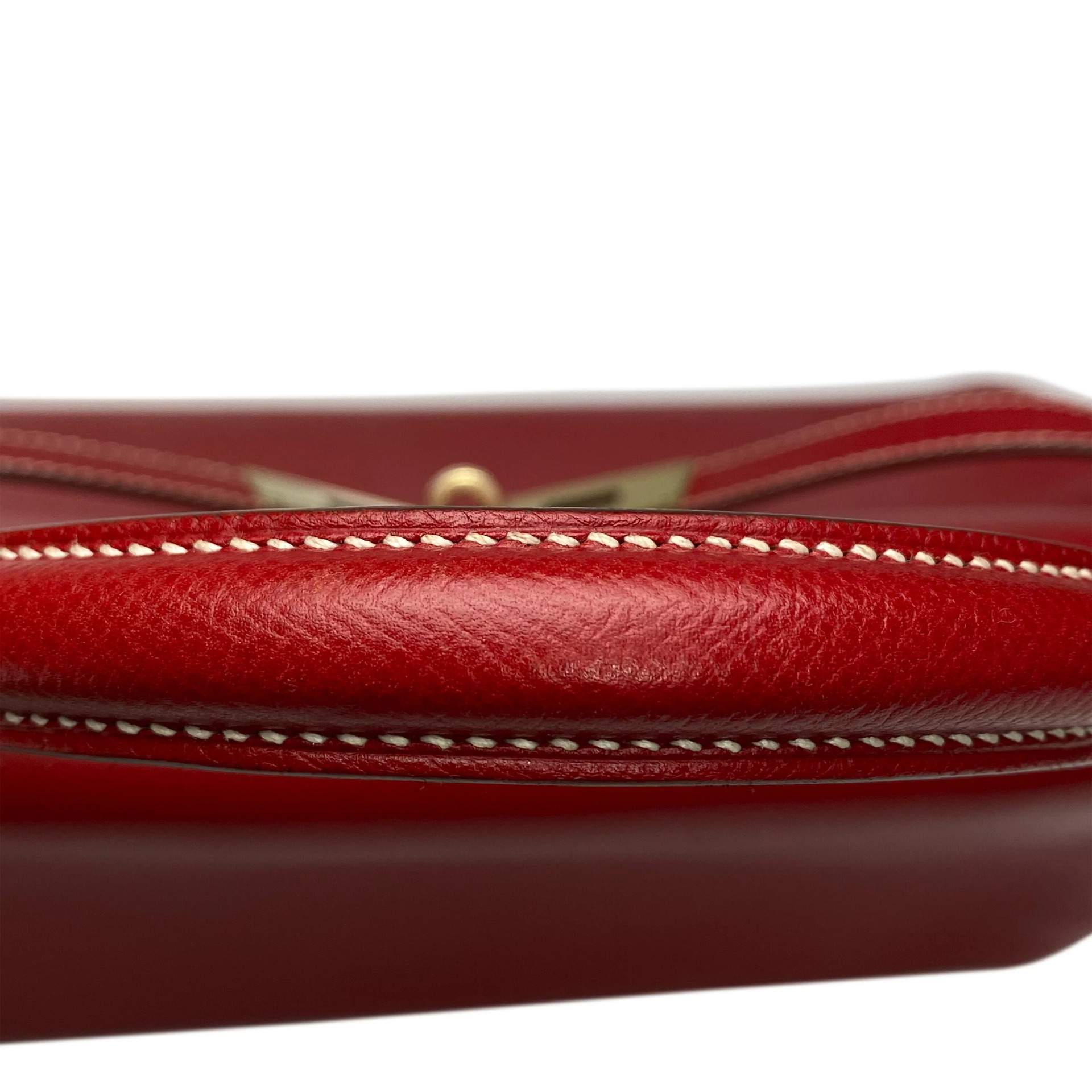 Bolsa Hermès Kelly 35 Couro Vermelho