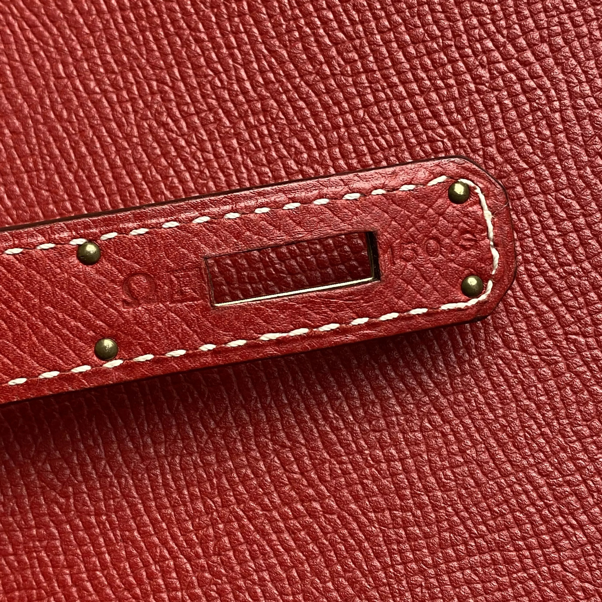 Bolsa Hermès Kelly 35 Couro Vermelho