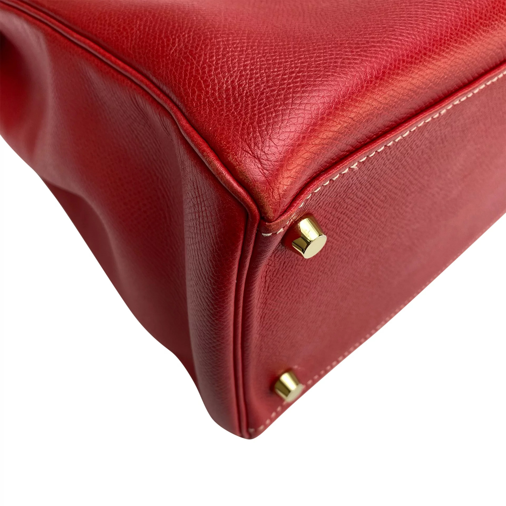 Bolsa Hermès Kelly 35 Couro Vermelho