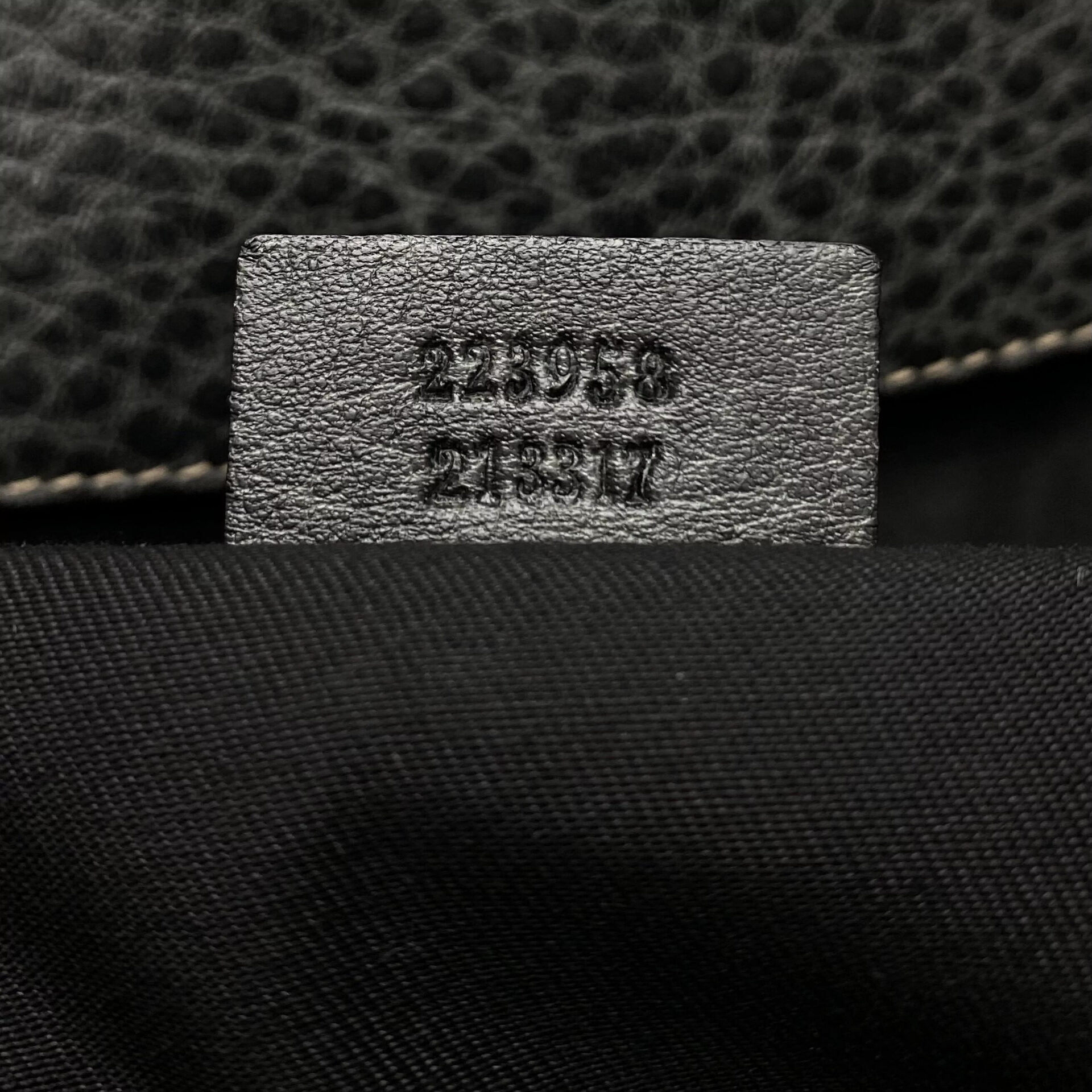 Bolsa Gucci New Pelham Tote Couro Chumbo