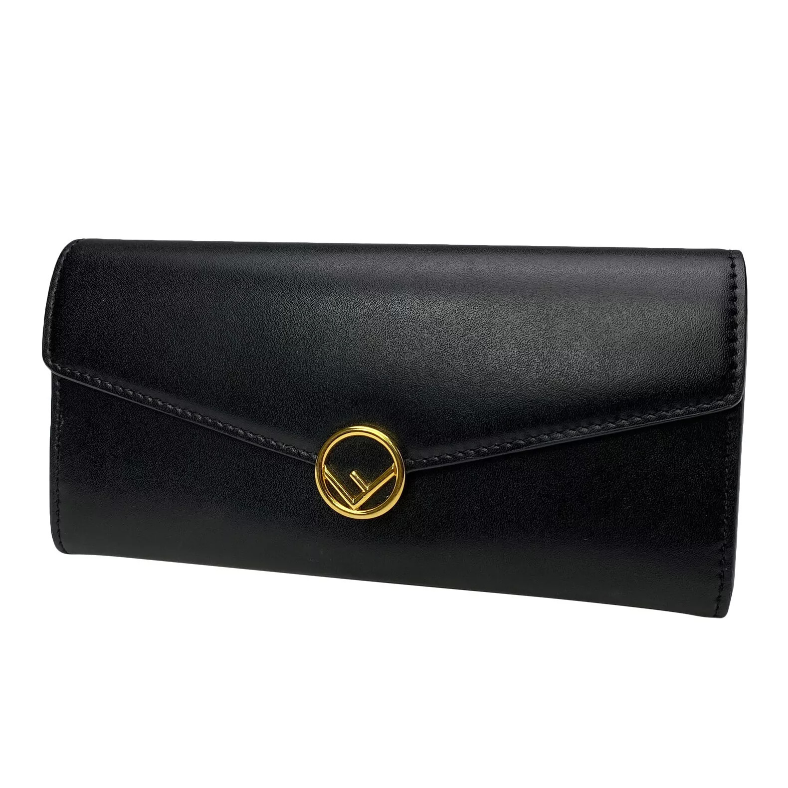 Carteira Fendi Couro Preto
