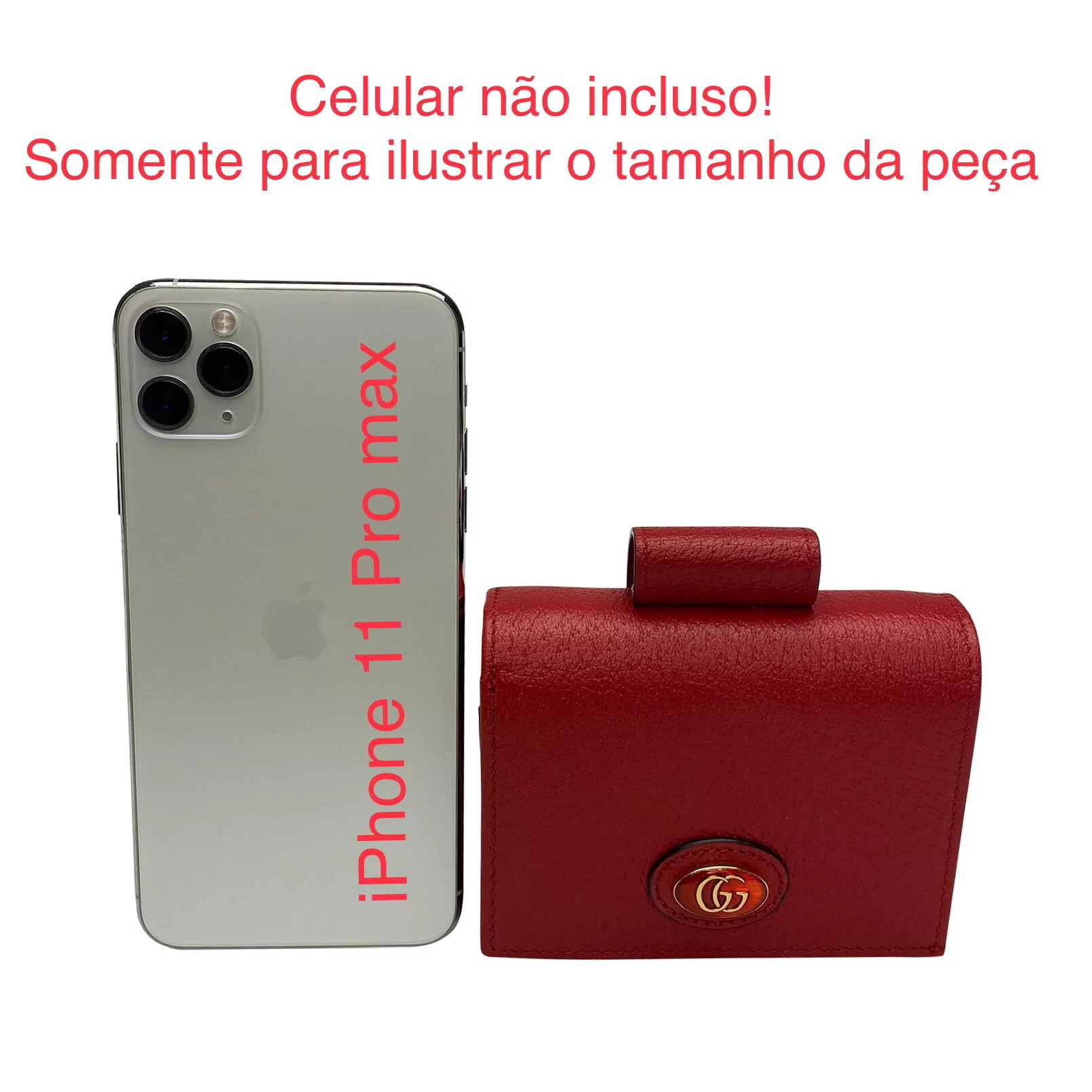 Carteira Gucci Couro Vermelha