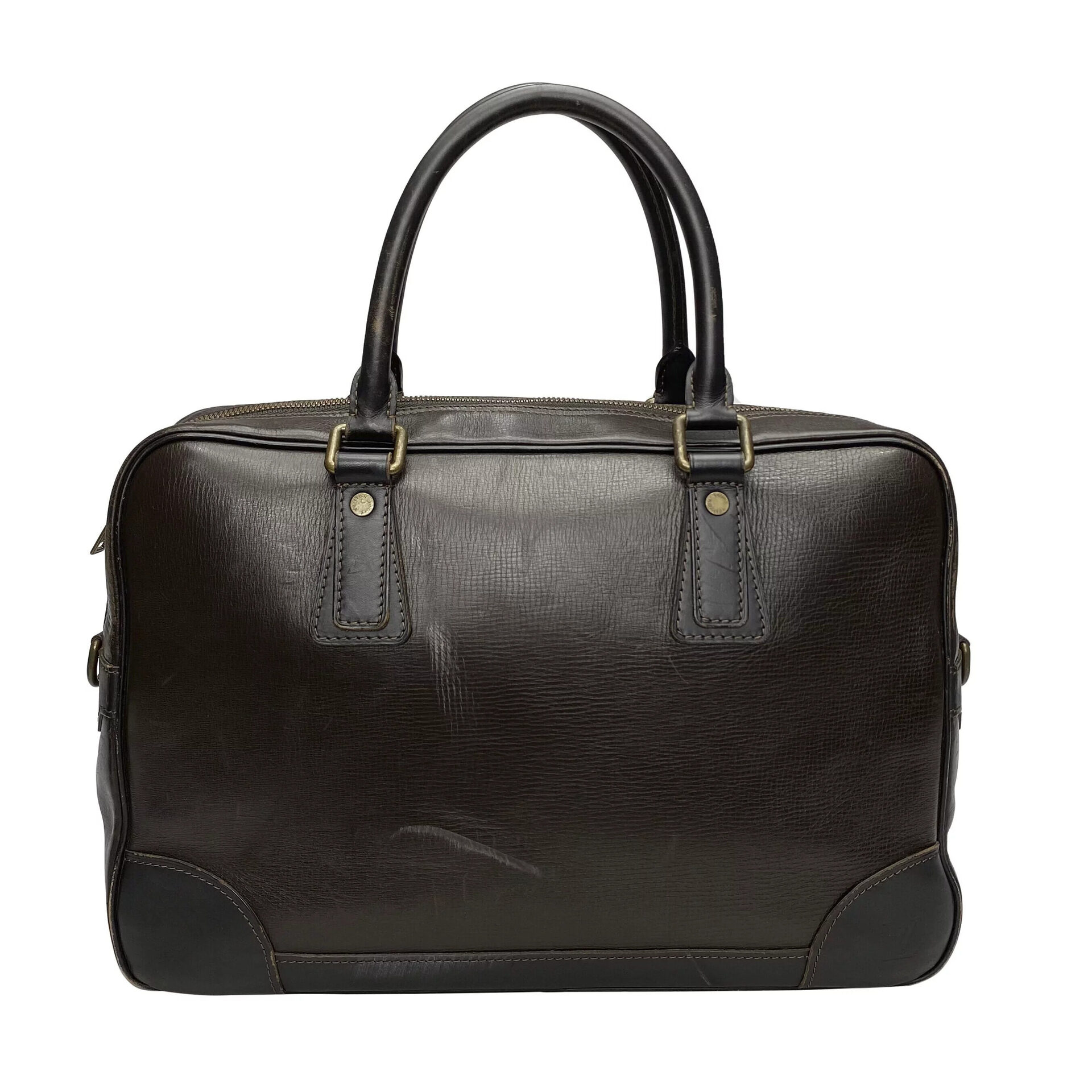 Pasta Louis Vuitton Utah Acoma Couro Marrom