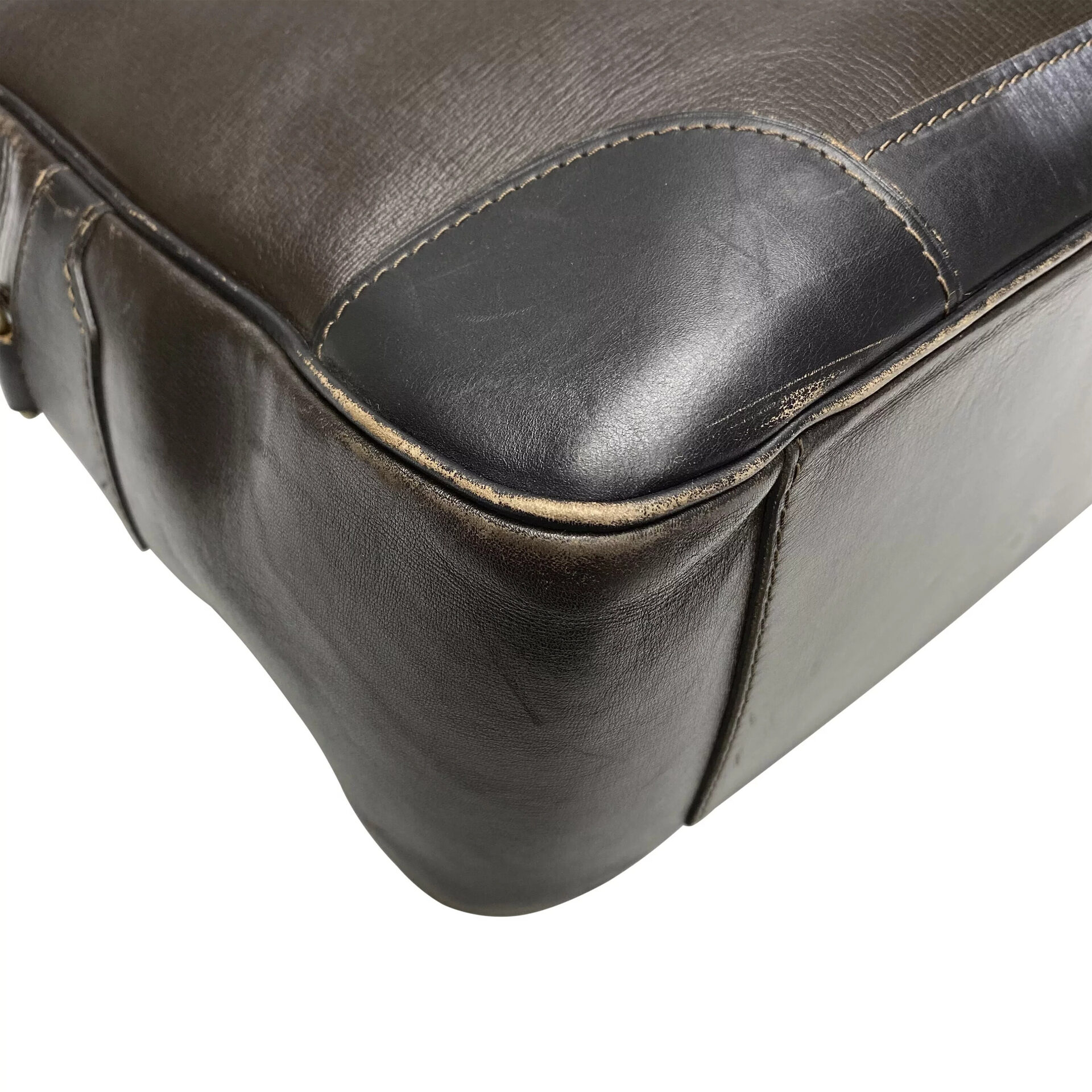 Pasta Louis Vuitton Utah Acoma Couro Marrom