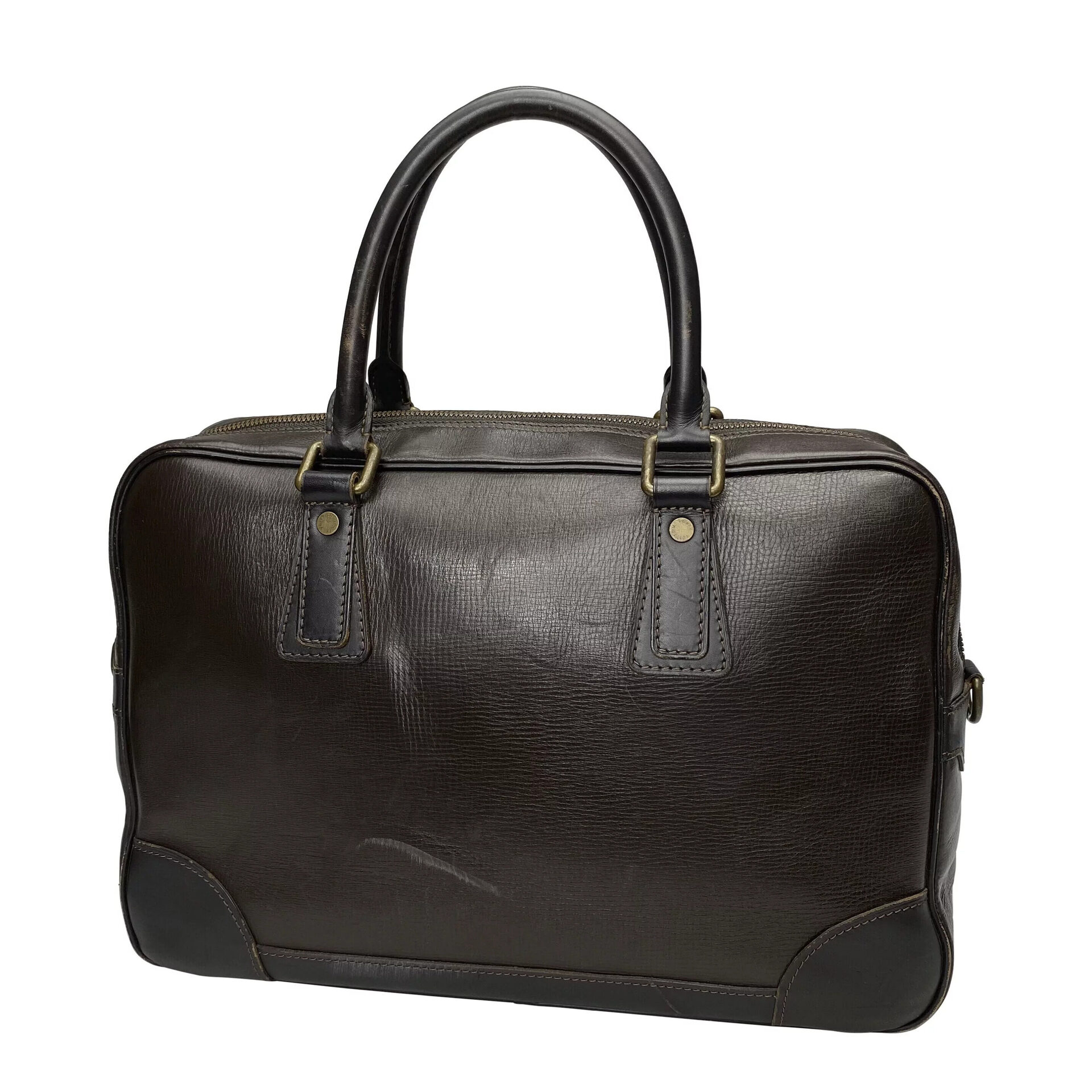 Pasta Louis Vuitton Utah Acoma Couro Marrom