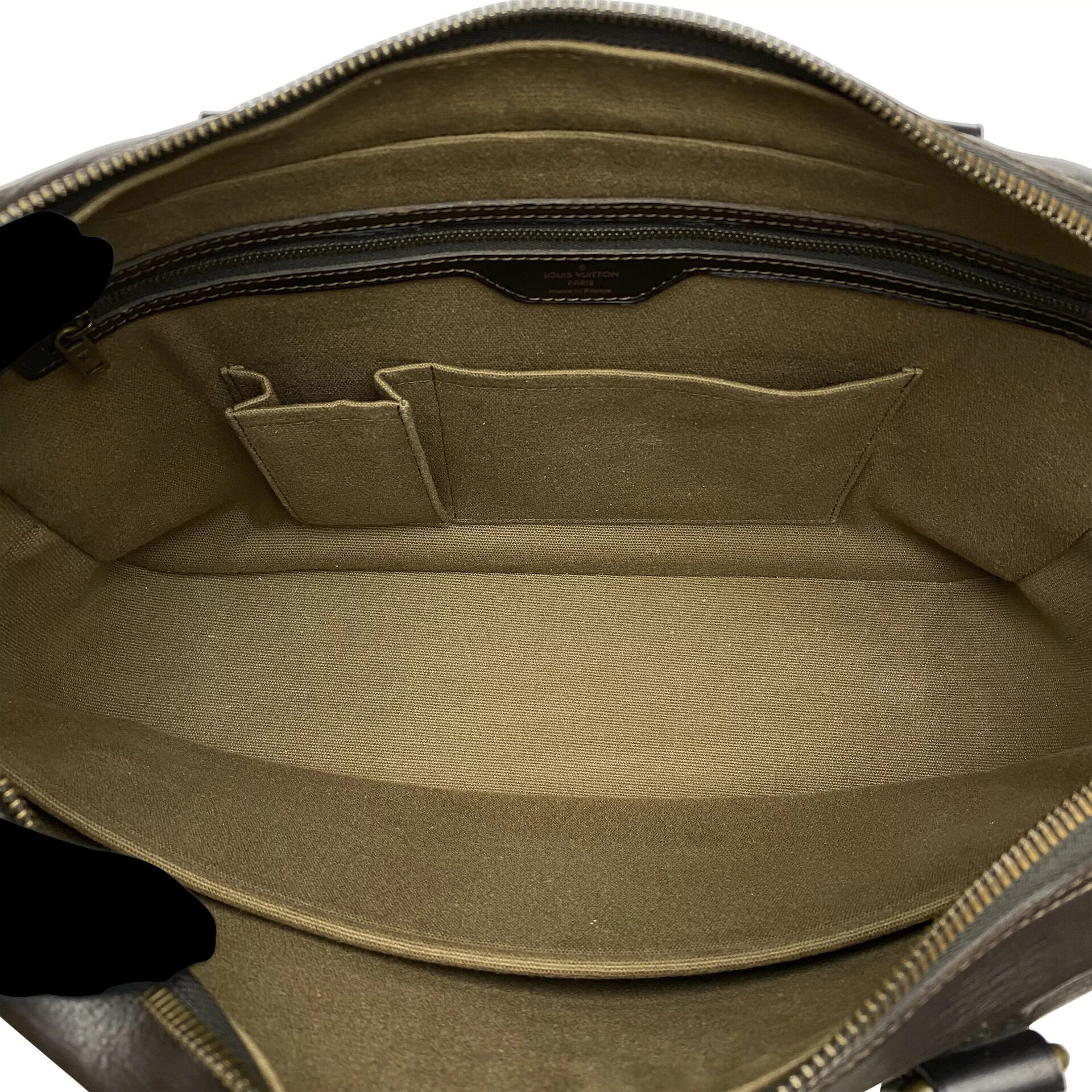 Pasta Louis Vuitton Utah Acoma Couro Marrom