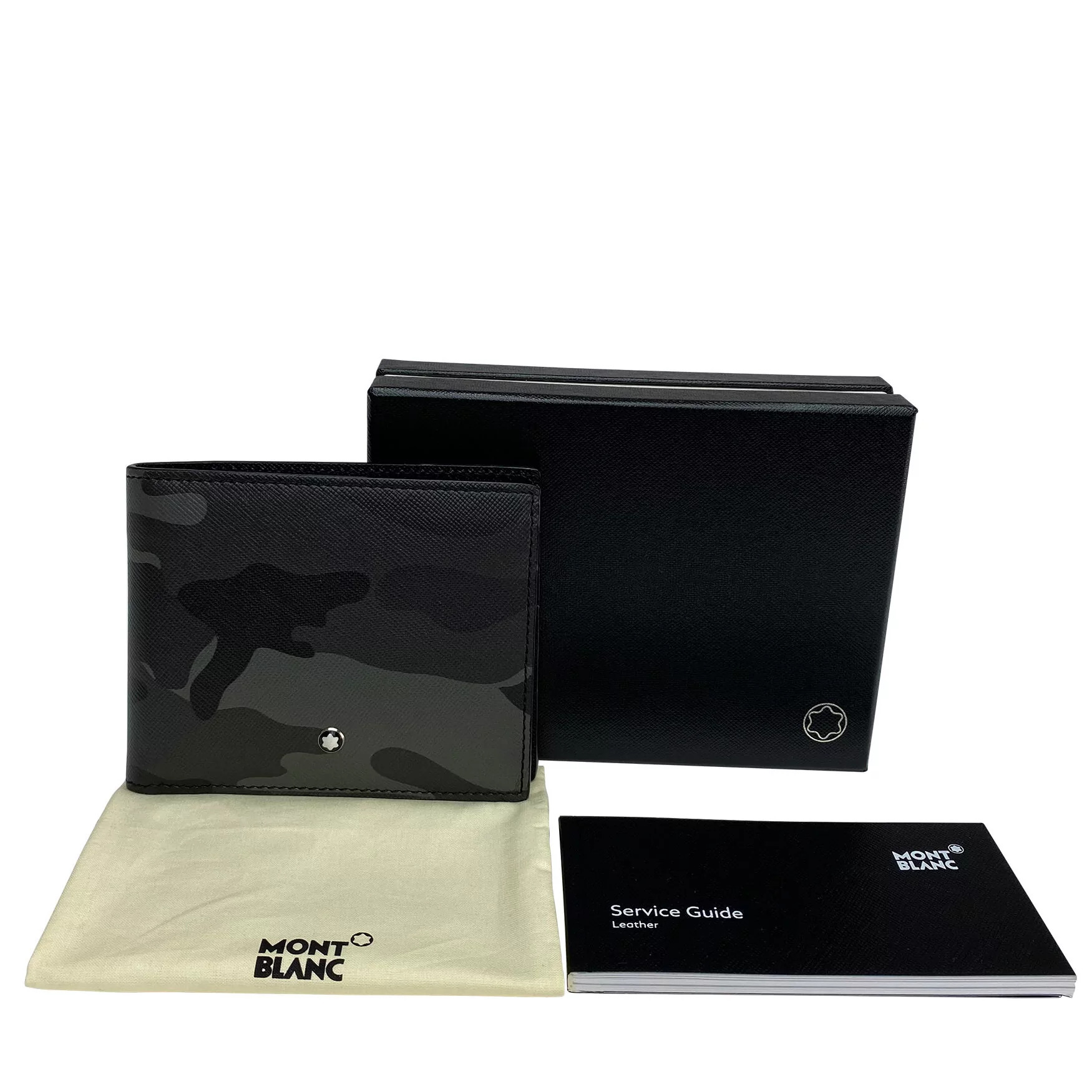 Carteira Montblanc Couro Camuflada