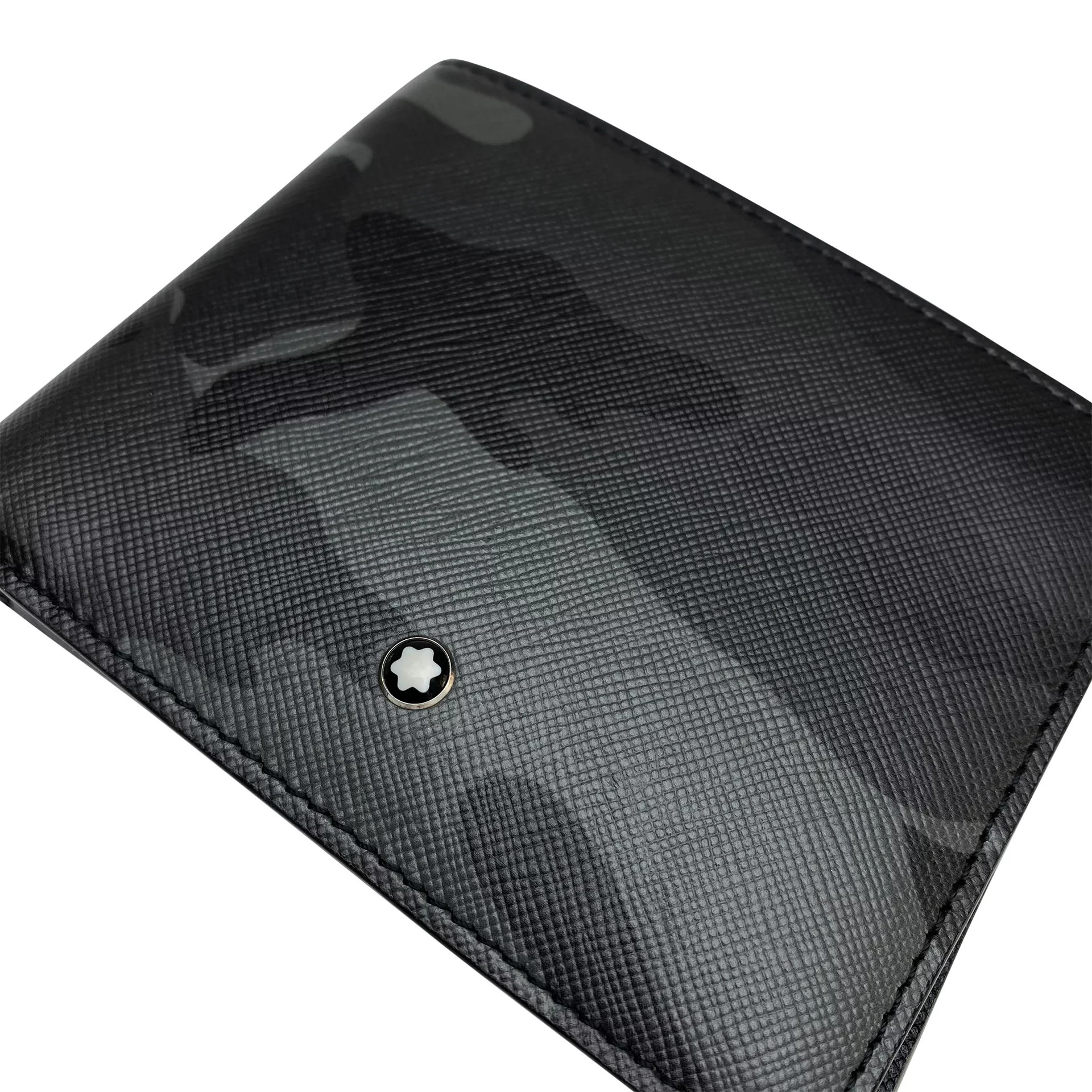 Carteira Montblanc Couro Camuflada