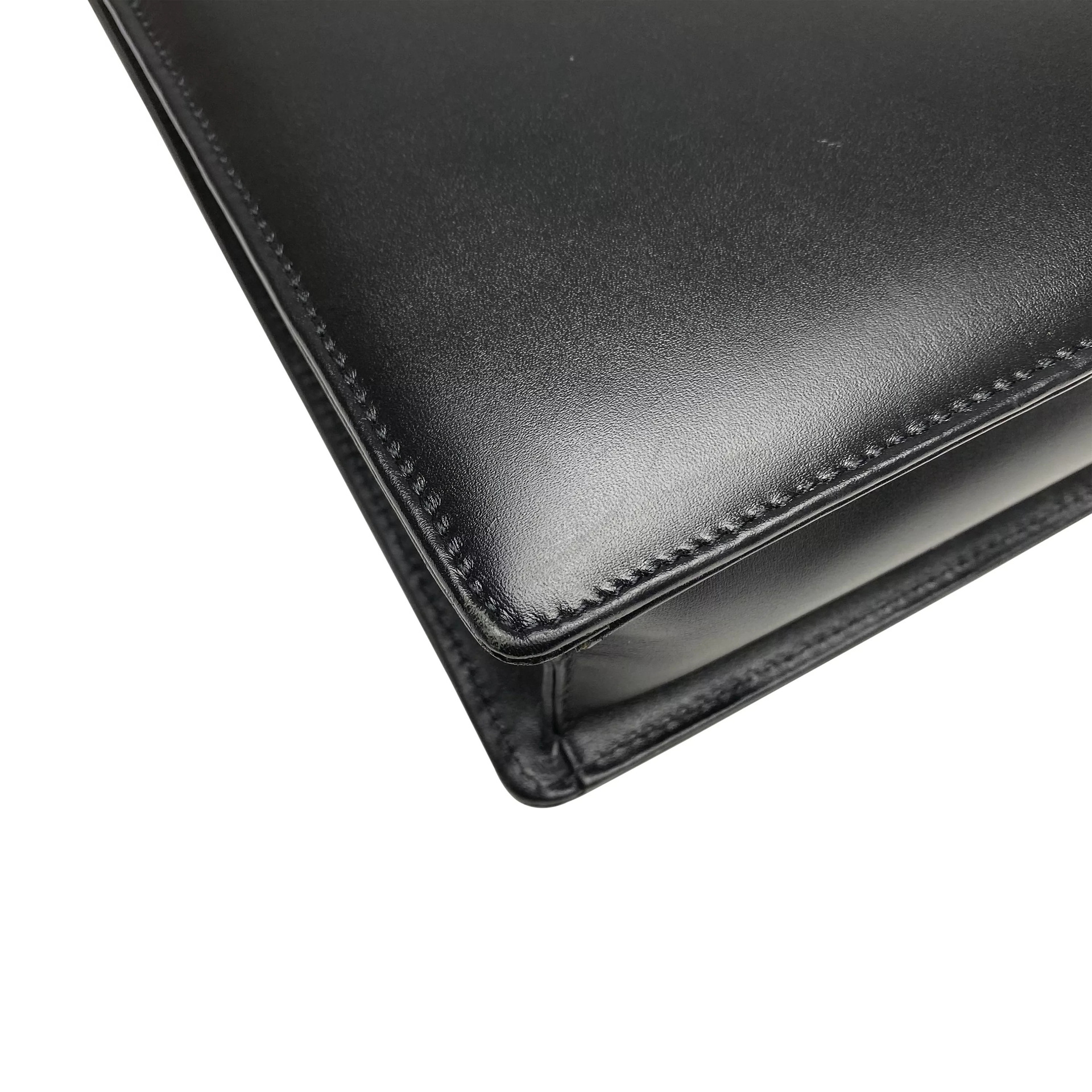 Pasta Executiva Montblanc Meisterstück Masculina Couro Preto