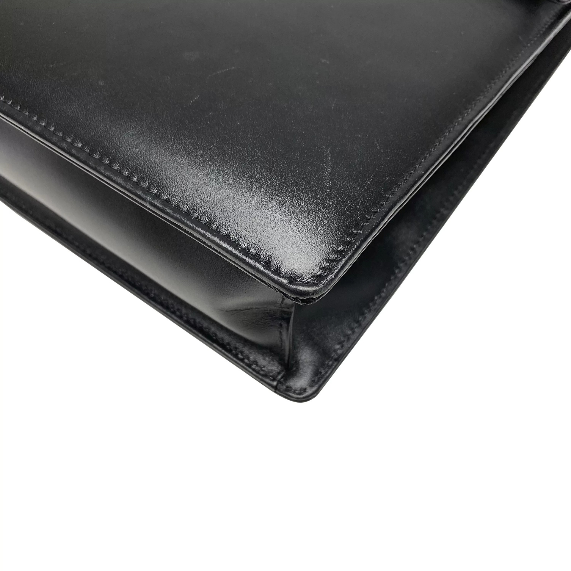 Pasta Executiva Montblanc Meisterstück Masculina Couro Preto