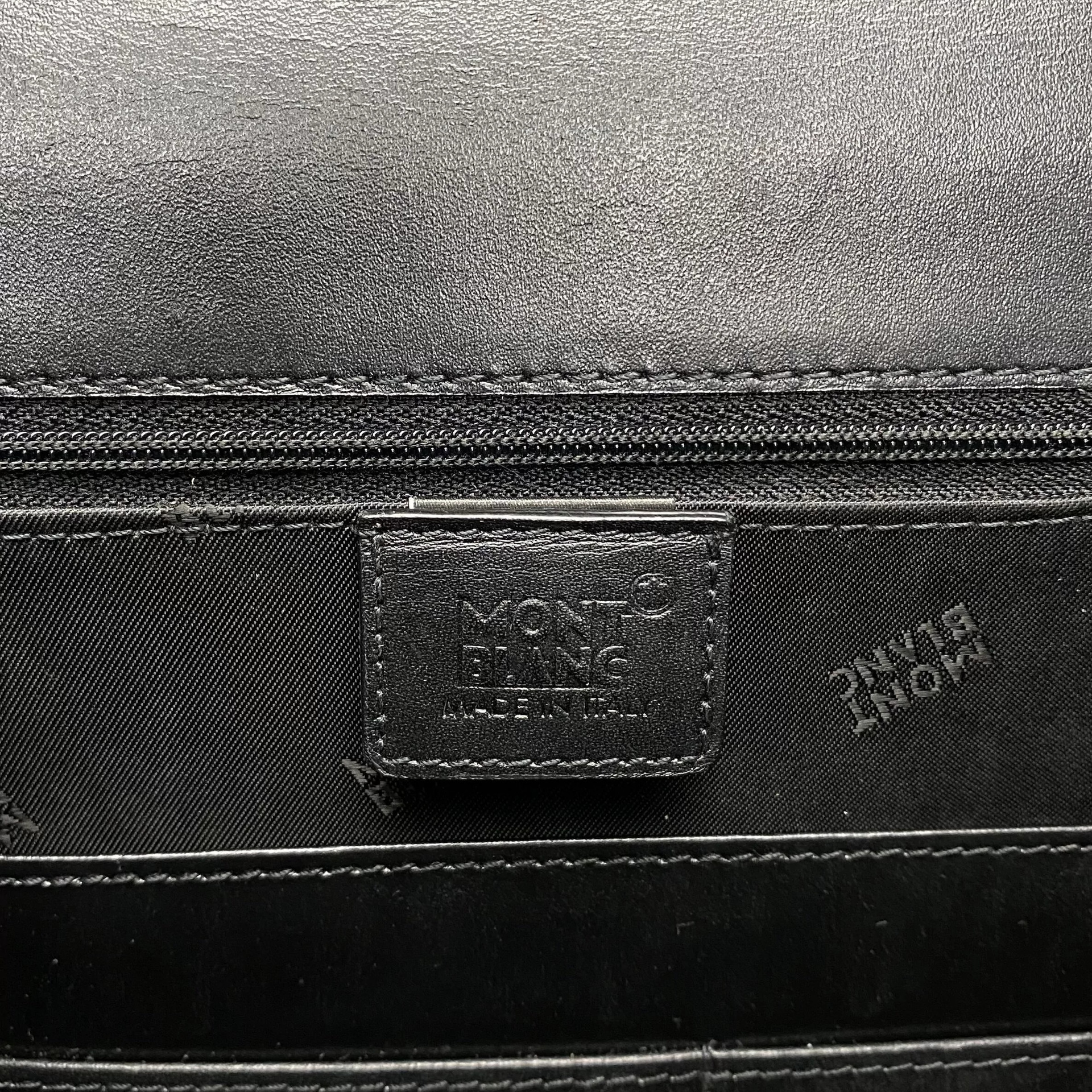 Pasta Executiva Montblanc Meisterstück Masculina Couro Preto