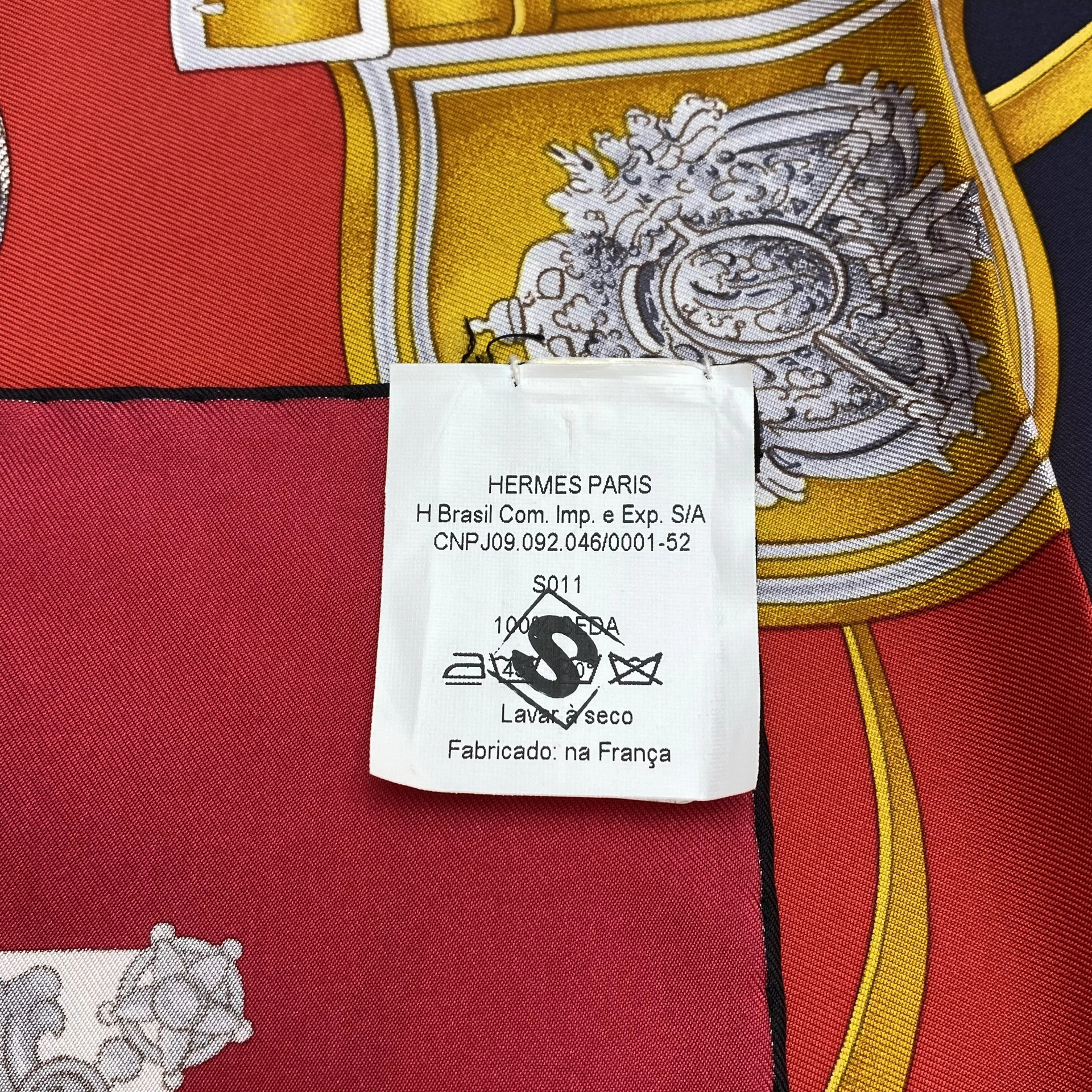 Lenço Hermes Seda