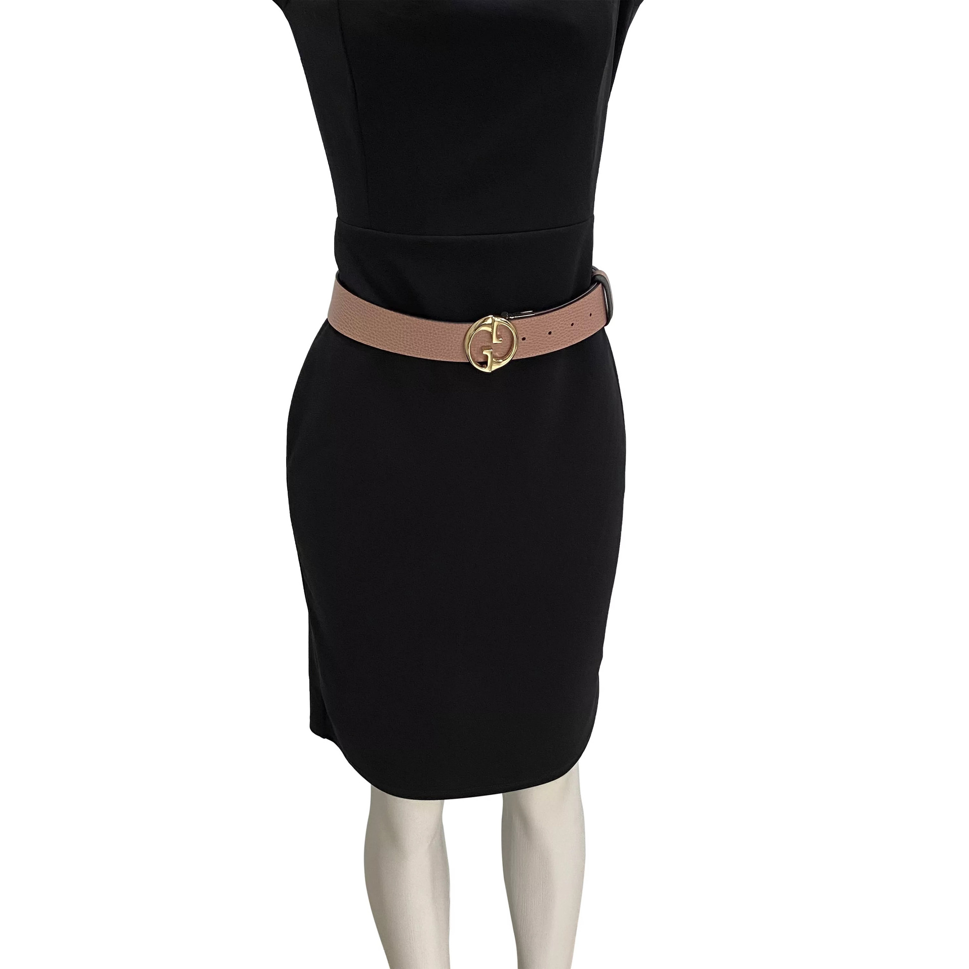 Cinto Gucci Reversível Rosa e Preto