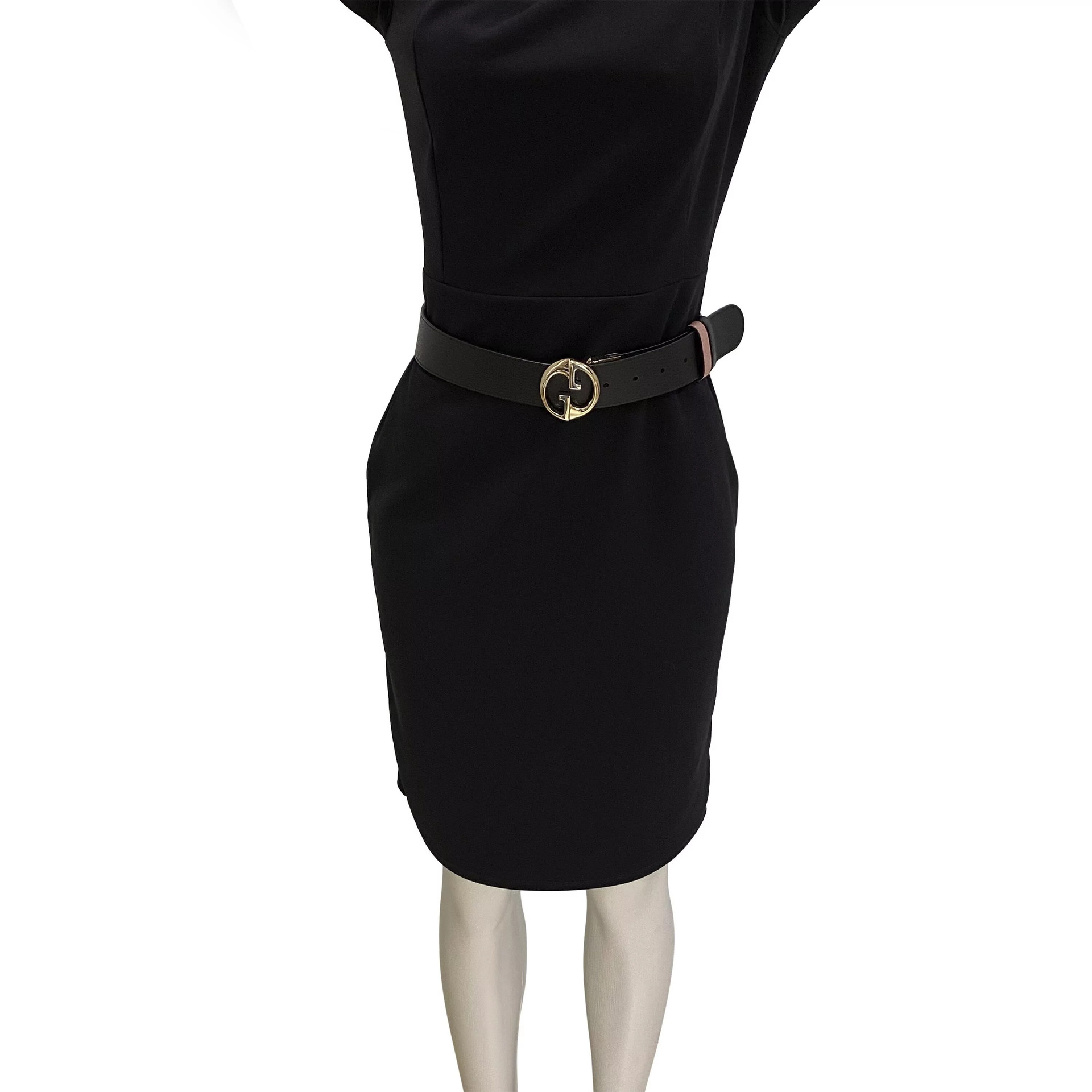 Cinto Gucci Reversível Rosa e Preto