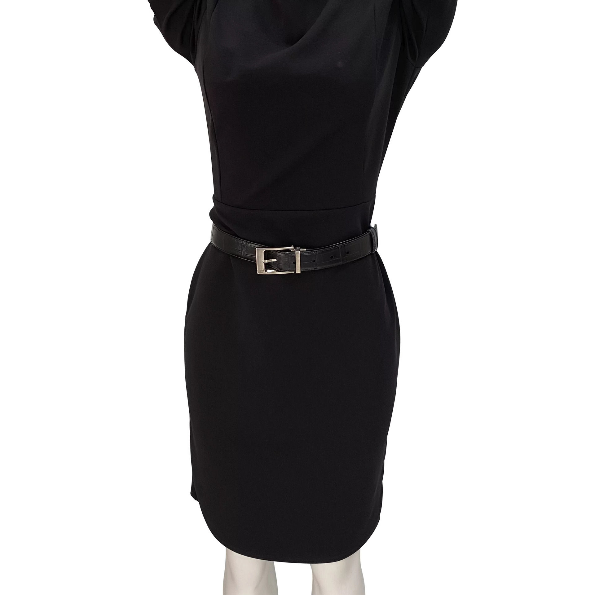 Cinto Montblanc Couro Preto