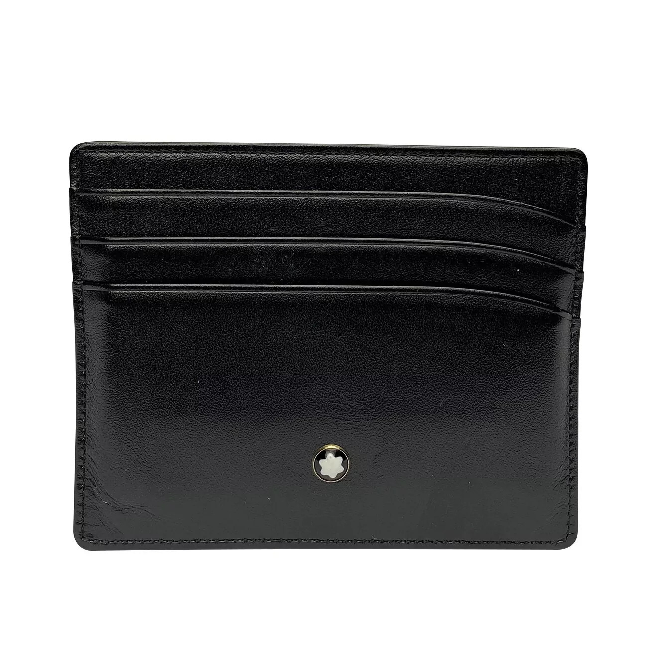 Porta Cartão Montblanc Couro Preto