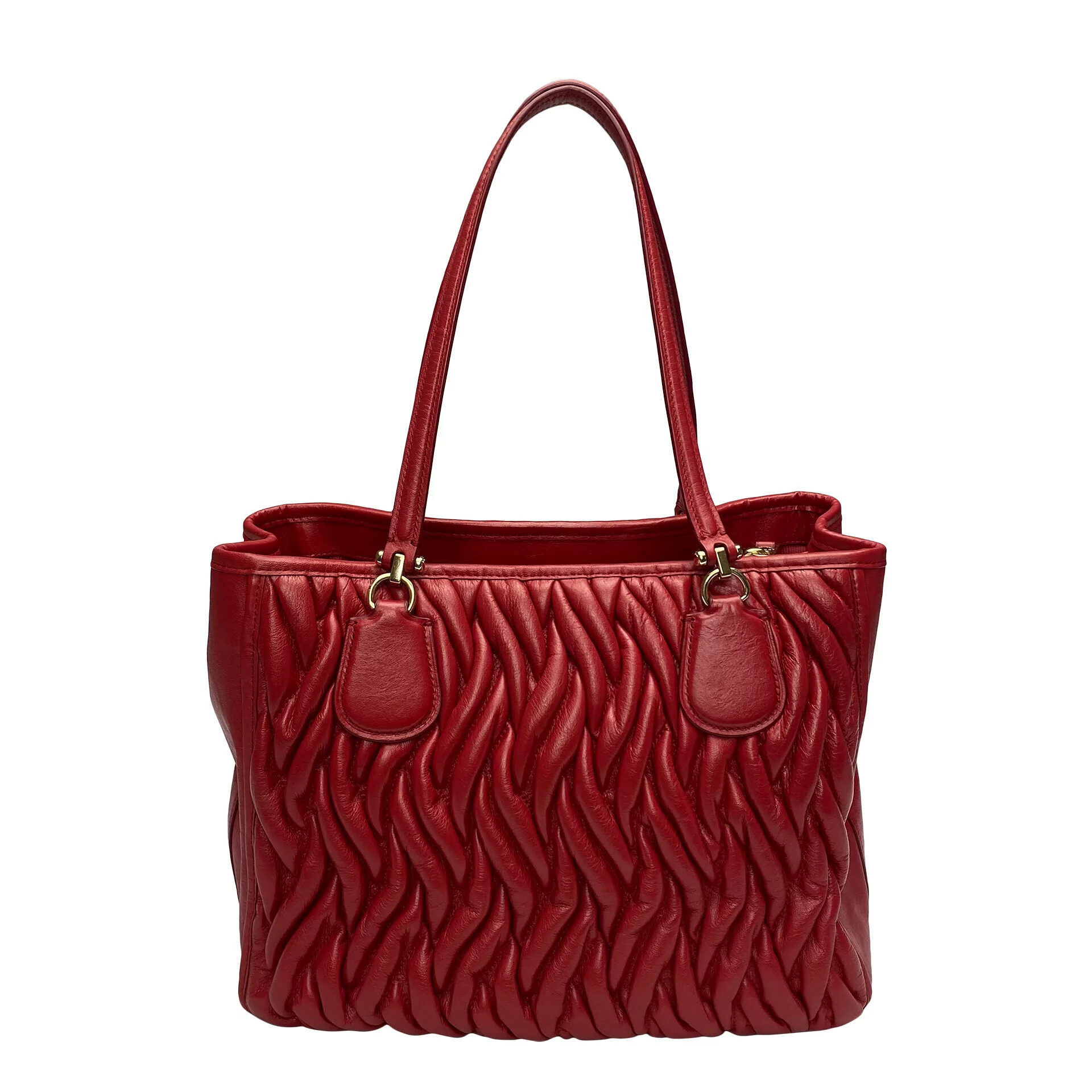 Bolsa Coach Couro Vermelho