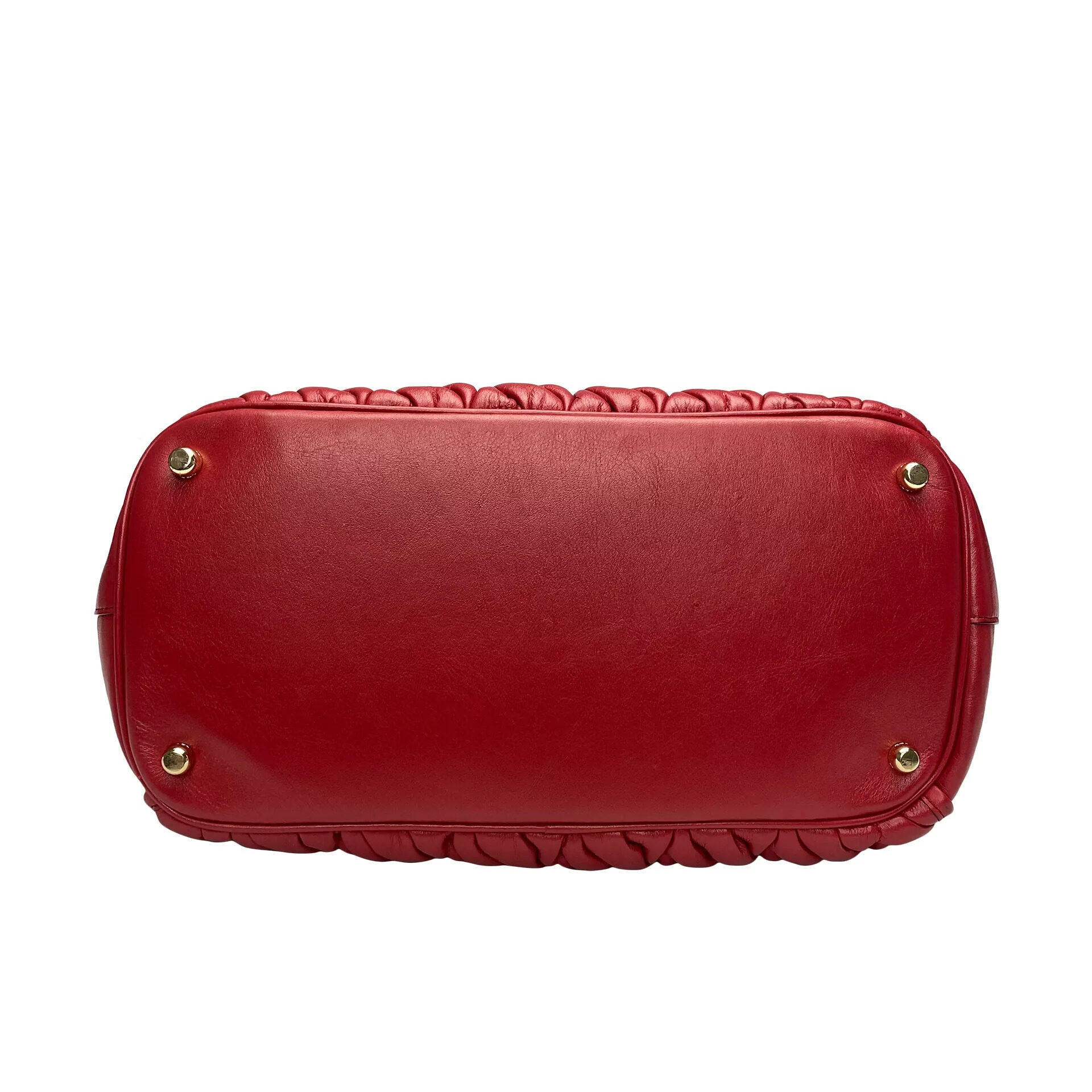 Bolsa Coach Couro Vermelho