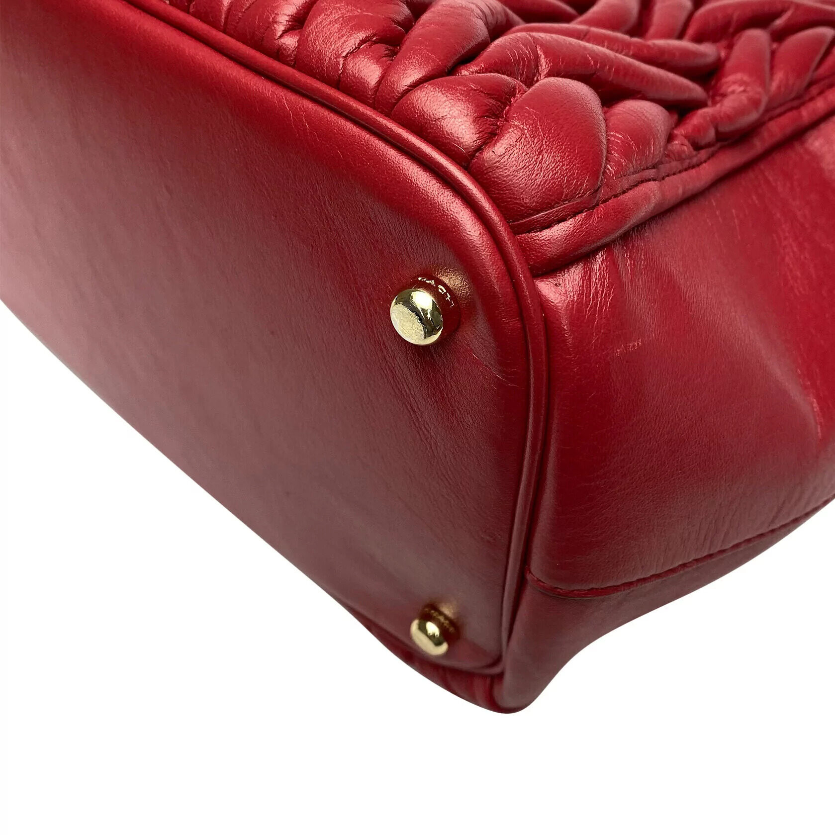 Bolsa Coach Couro Vermelho