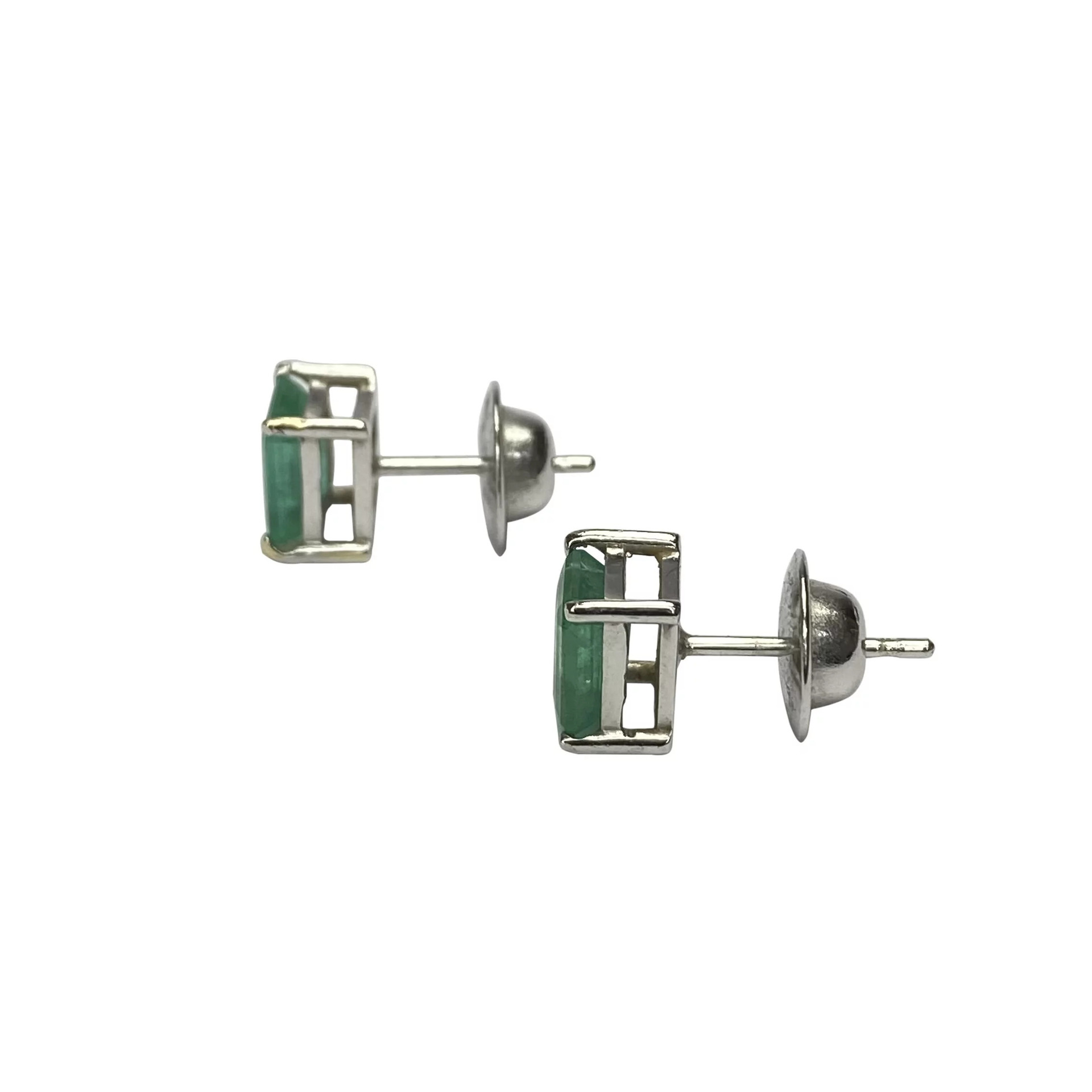 Par de Brincos Marcelo Pícaro Esmeraldas