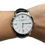 Relógio Baume & Mercier Masculino Couro Preto