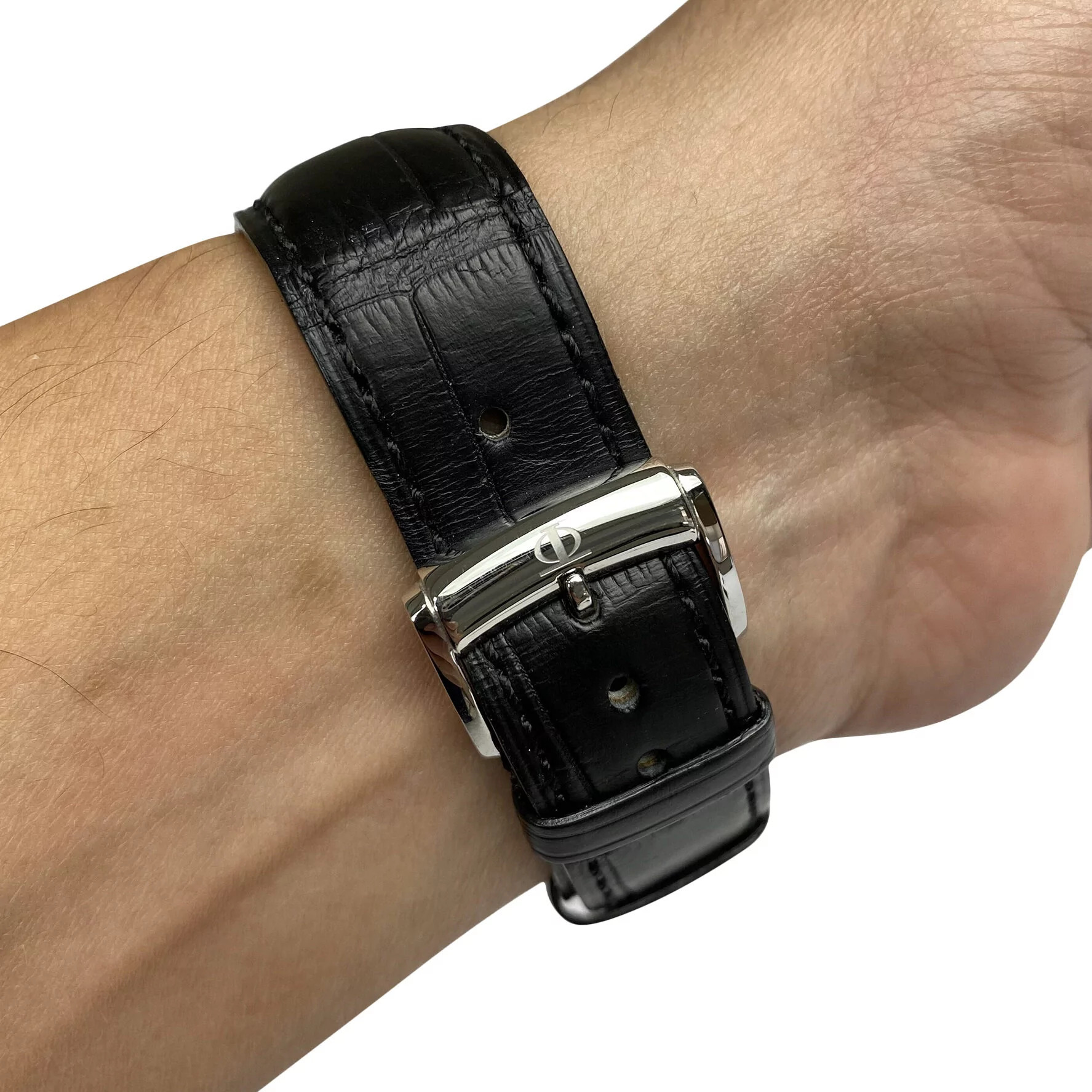 Relógio Baume & Mercier Masculino Couro Preto