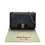 Bolsa Salvatore Ferragamo Ginny Couro Preto