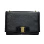 Bolsa Salvatore Ferragamo Ginny Couro Preto